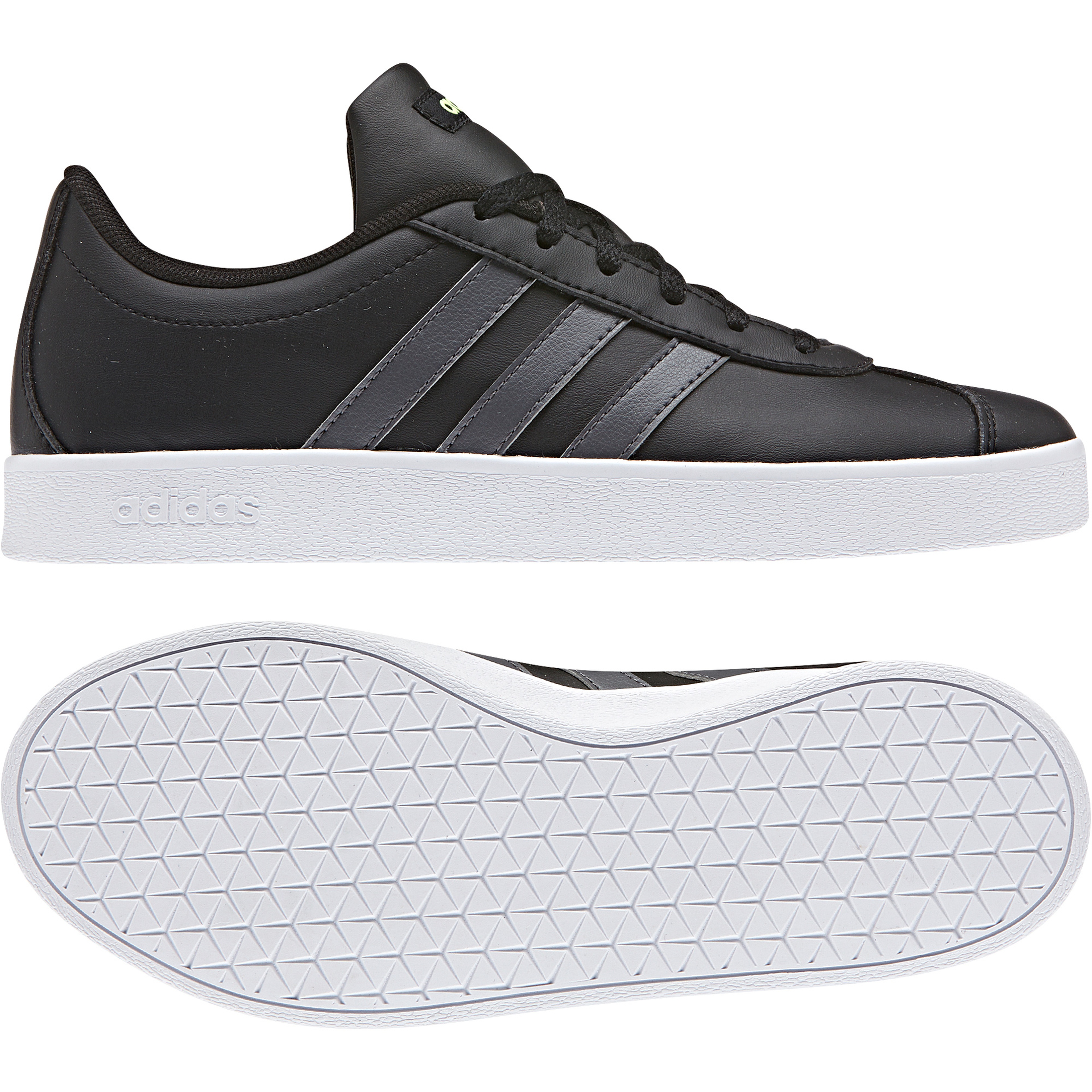 adidas Tennis VL Court 2.0 Kadın Siyah Spor Ayakkabı38,5F36381