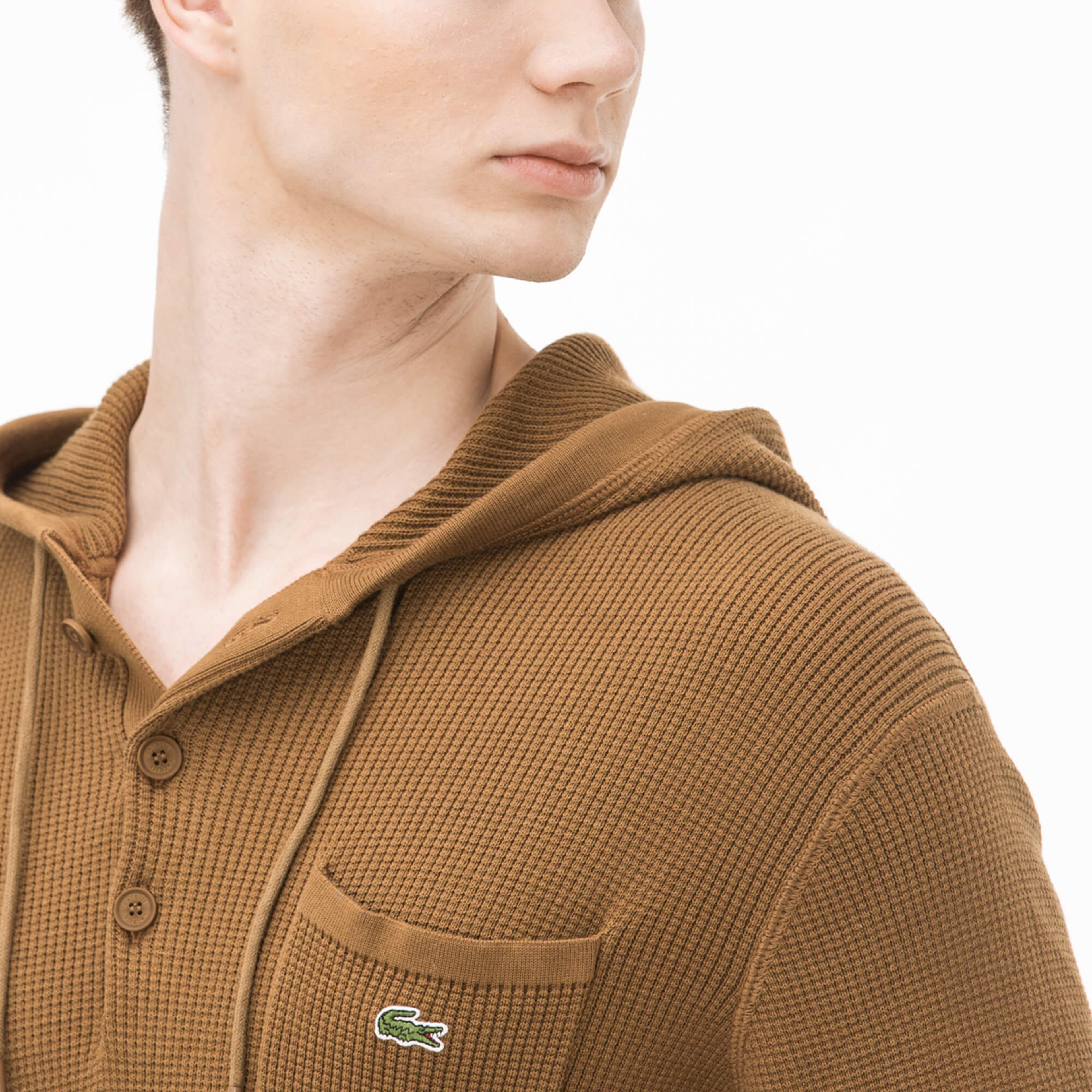 Lacoste Erkek Kahverengi Triko