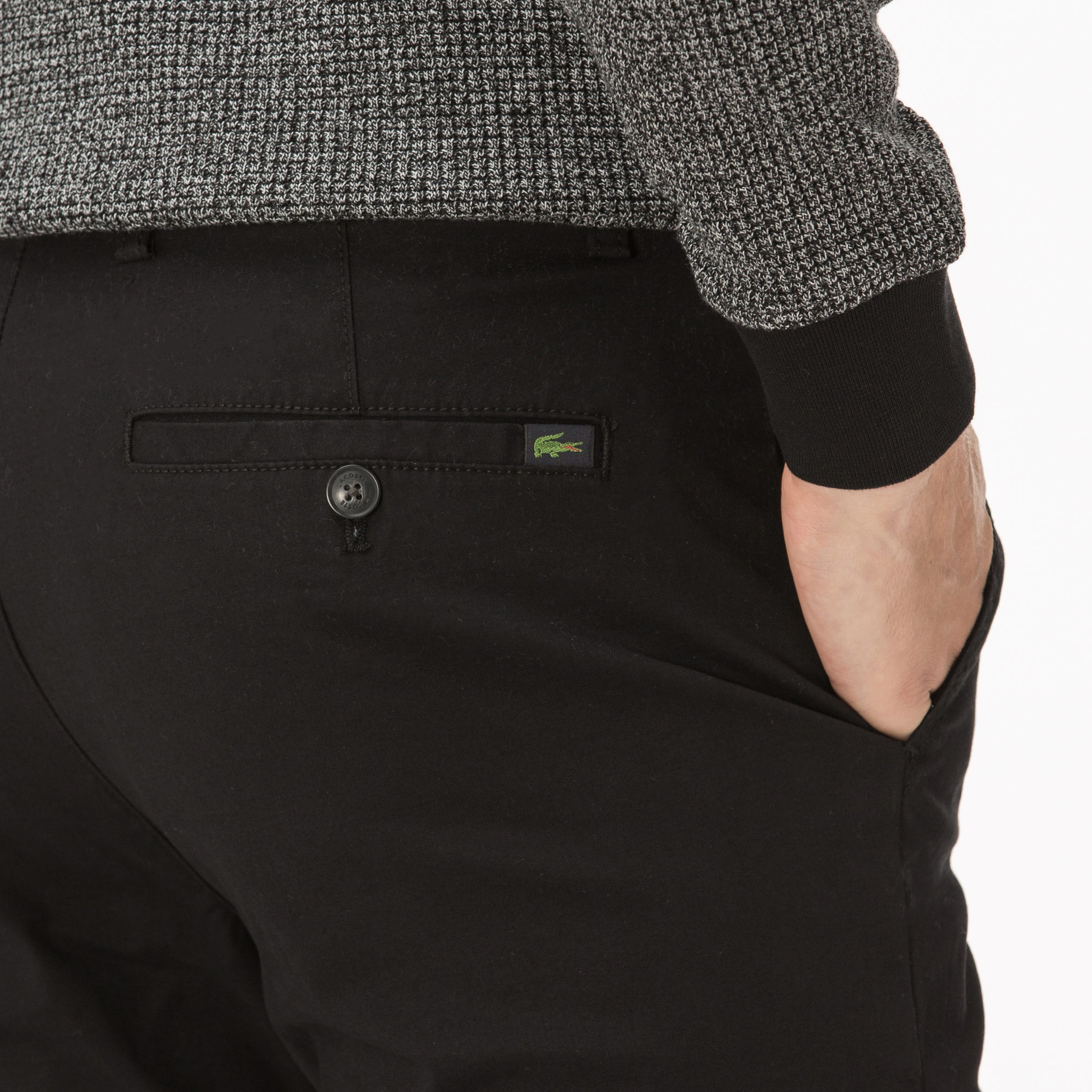 Lacoste Erkek Siyah Pantolon