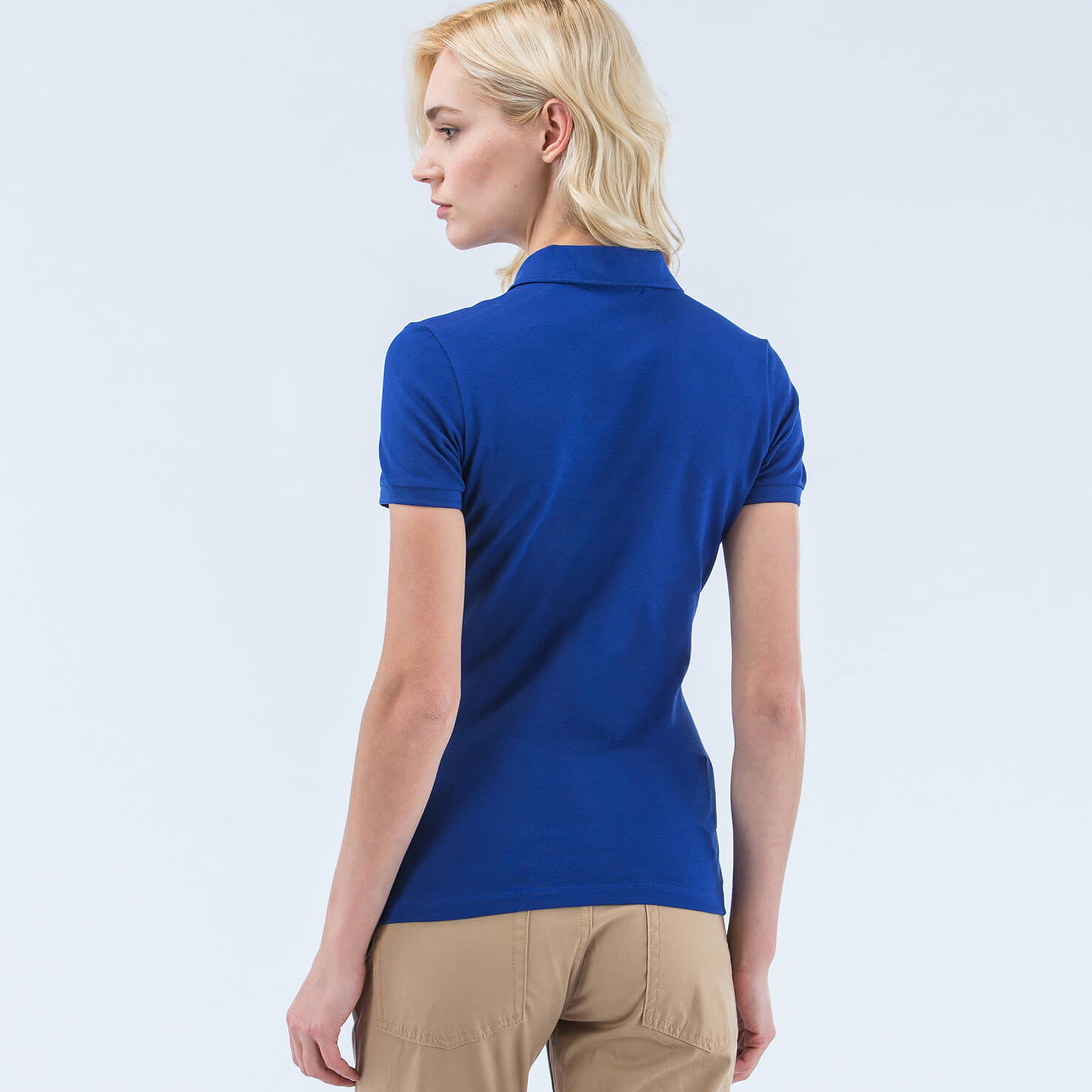 Lacoste Mavi Klasik Kadın Polo