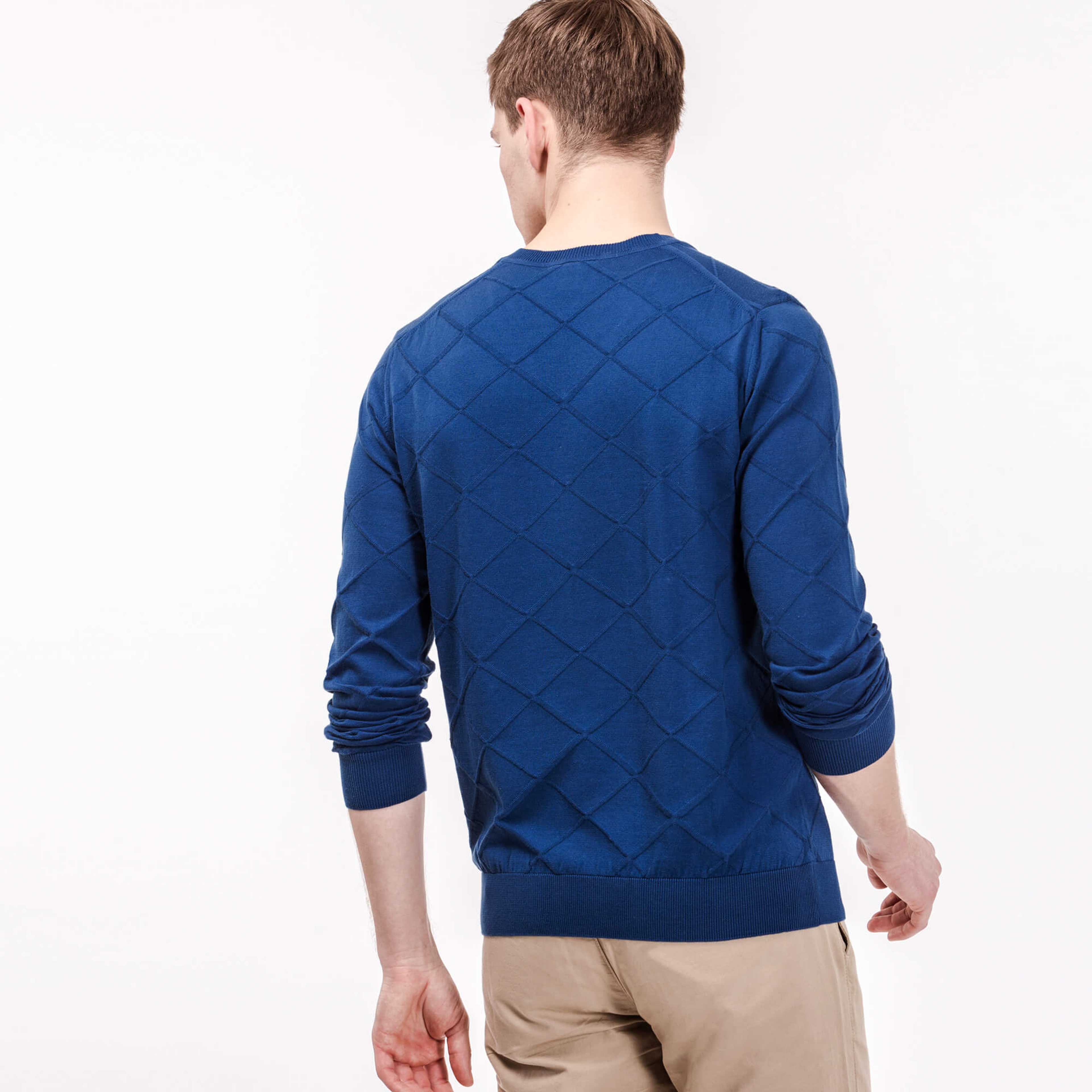 Lacoste Erkek Mavi Triko