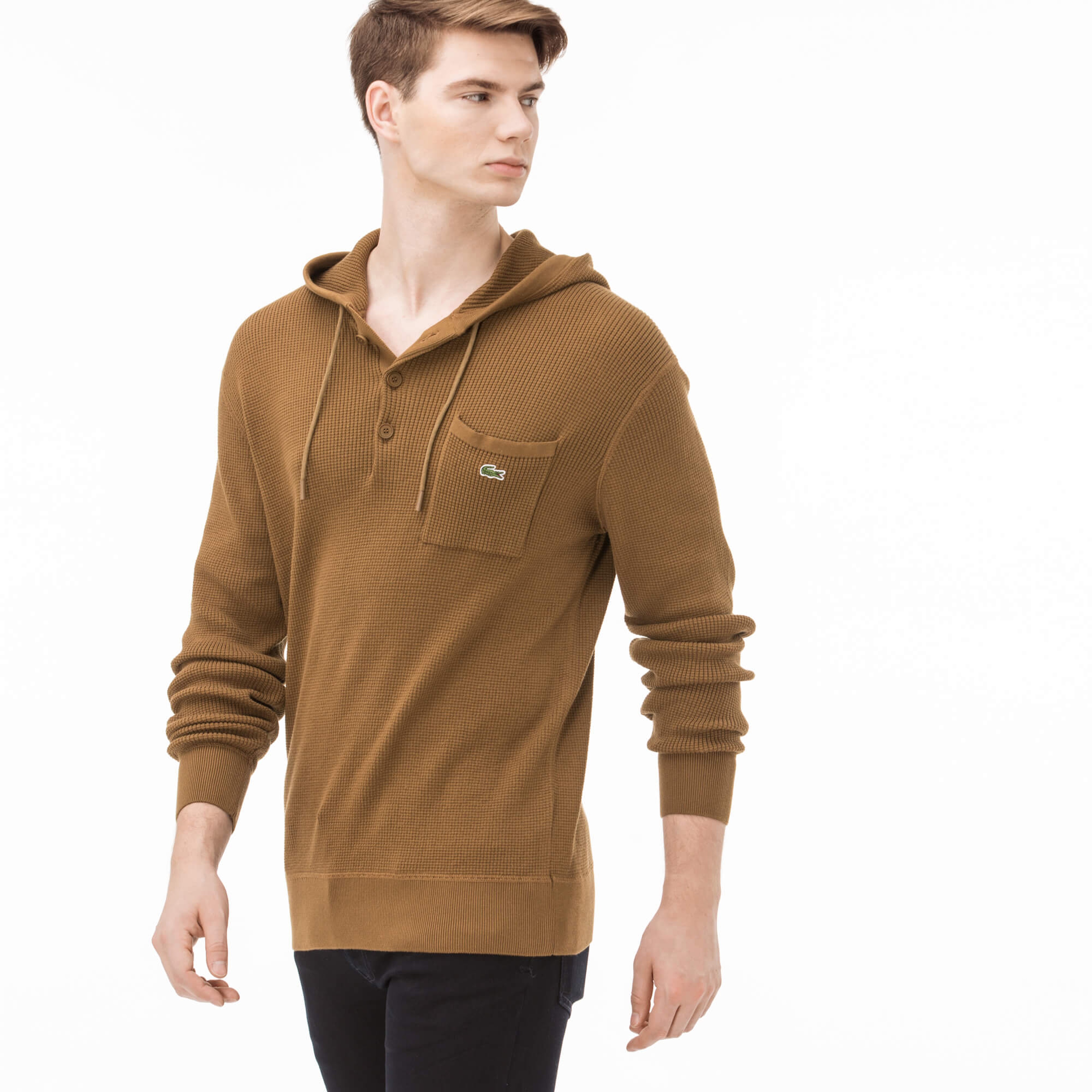 Lacoste Erkek Kahverengi Triko