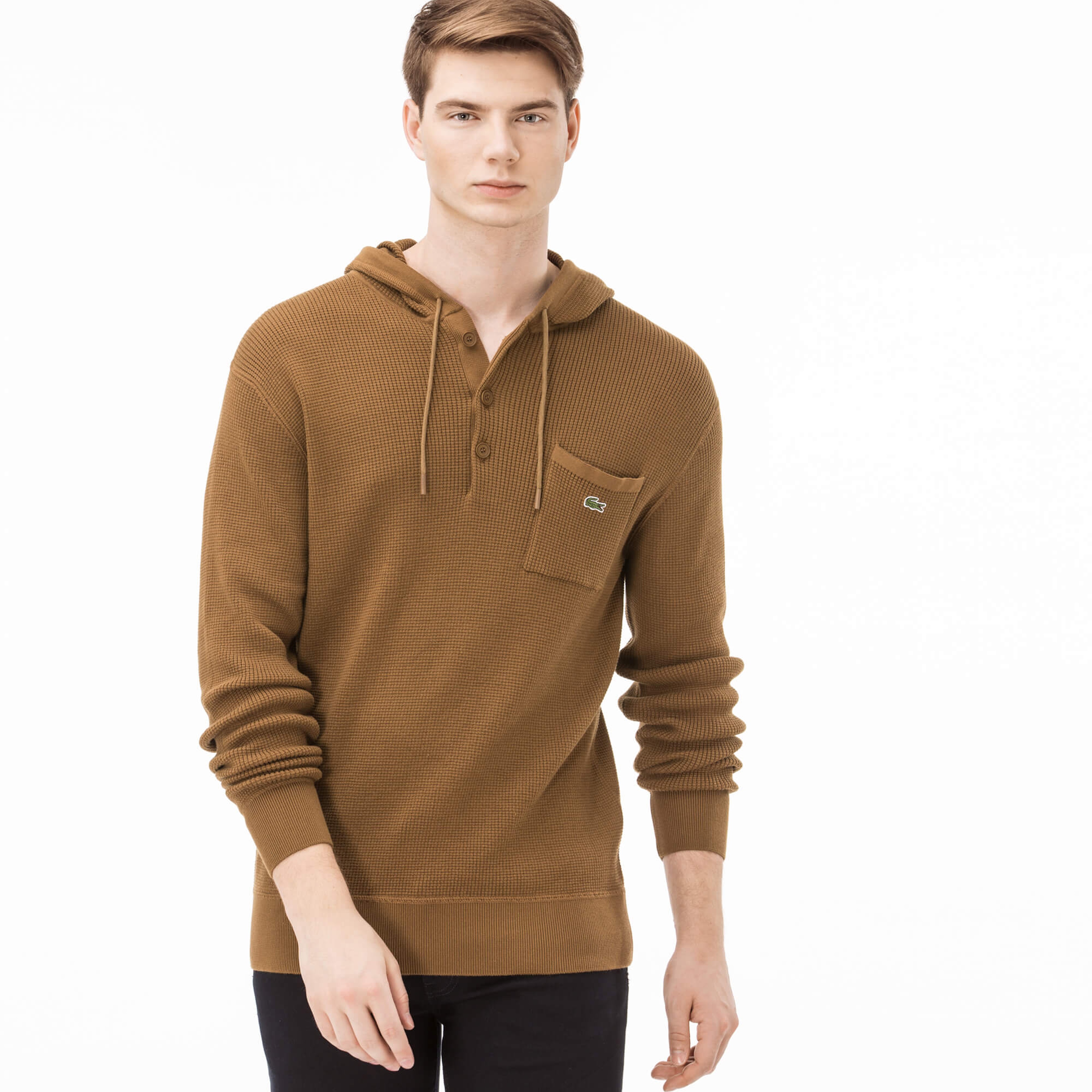 Lacoste Erkek Kahverengi Triko