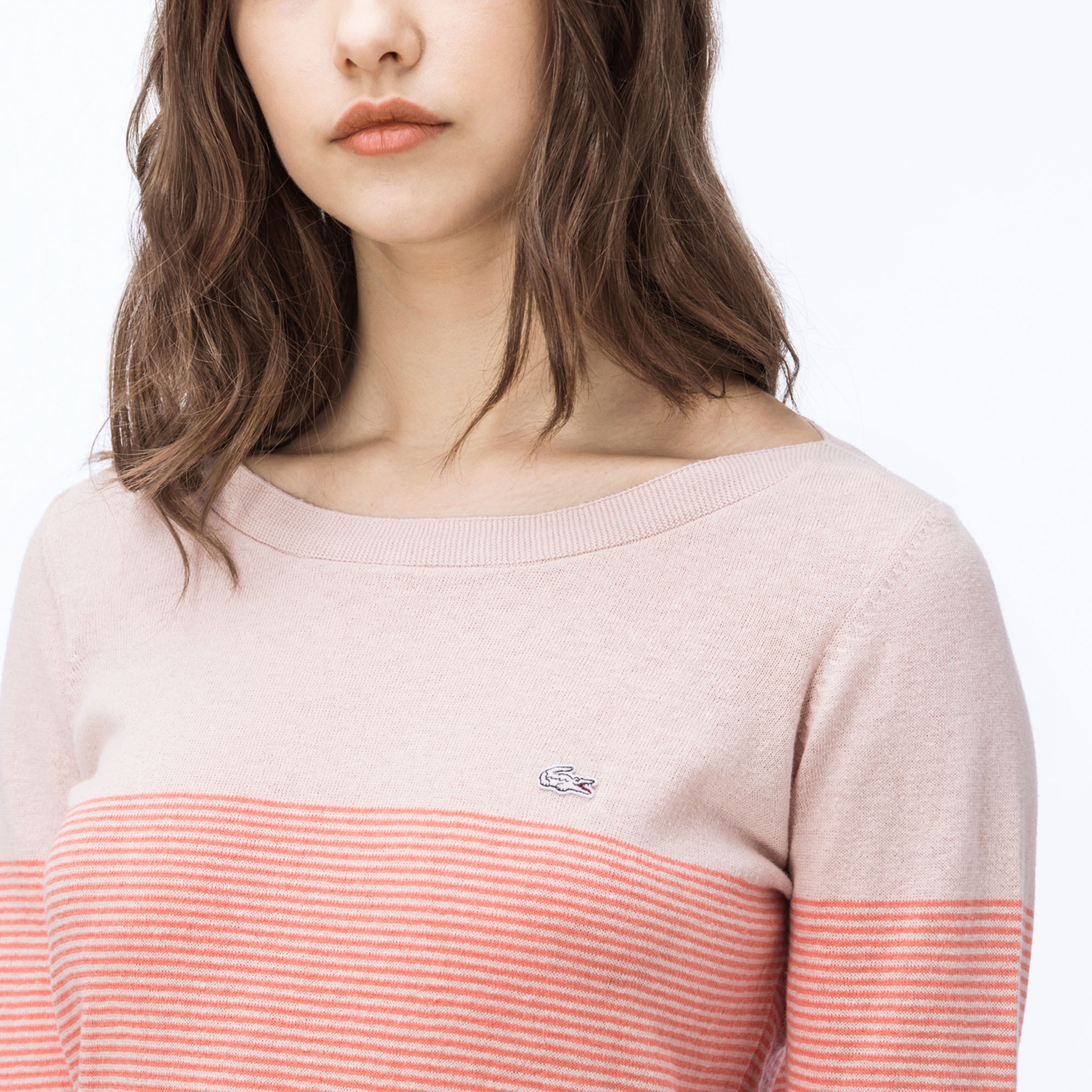 Lacoste Kadın Pembe Triko