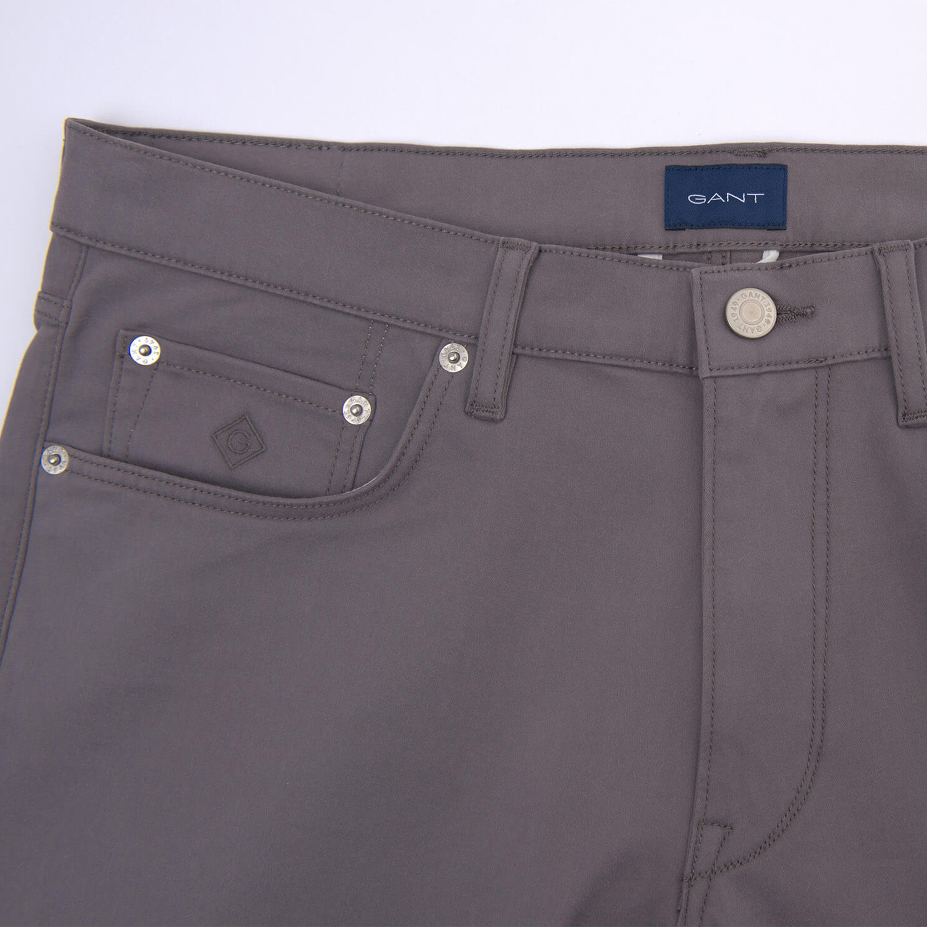 Erkek Gri Tapered Jean Pantolon