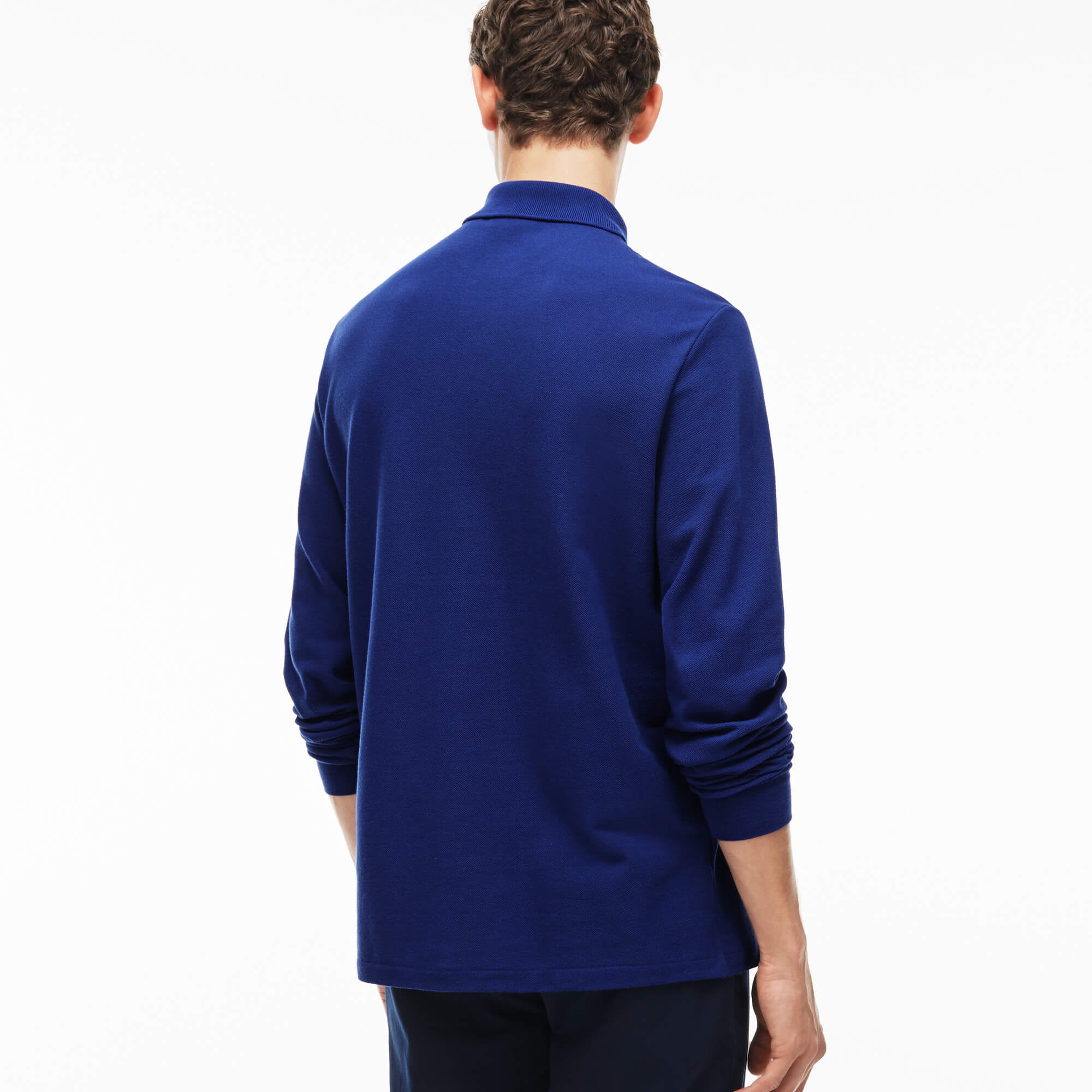 Lacoste Erkek Klasik Fit Uzun Kollu Lacivert Polo