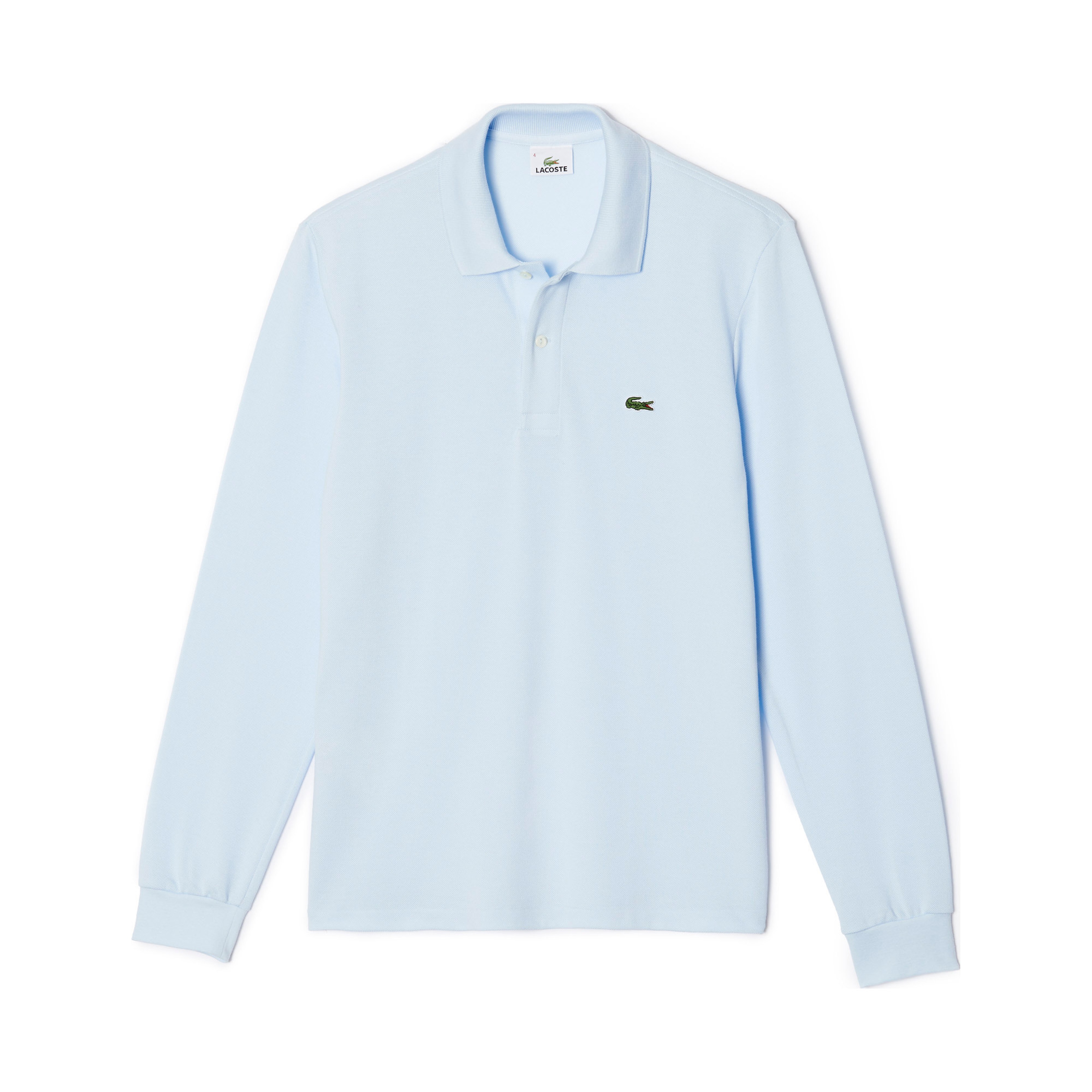 Lacoste Erkek Classic Fit Uzun Kollu L1312 Açık Mavi Polo
