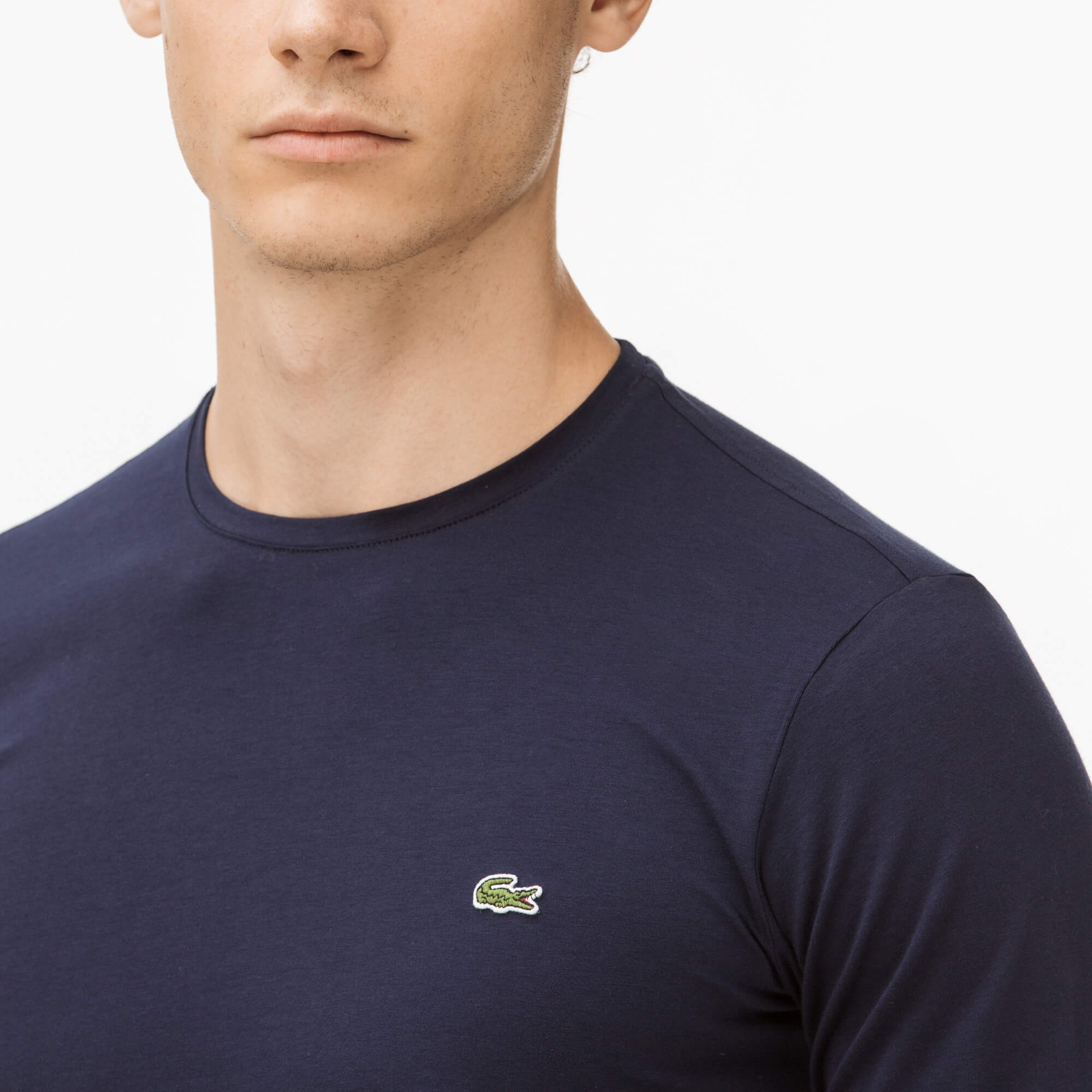 Lacoste Erkek Regular Fit Lacivert Uzun Kollu T-Shirt