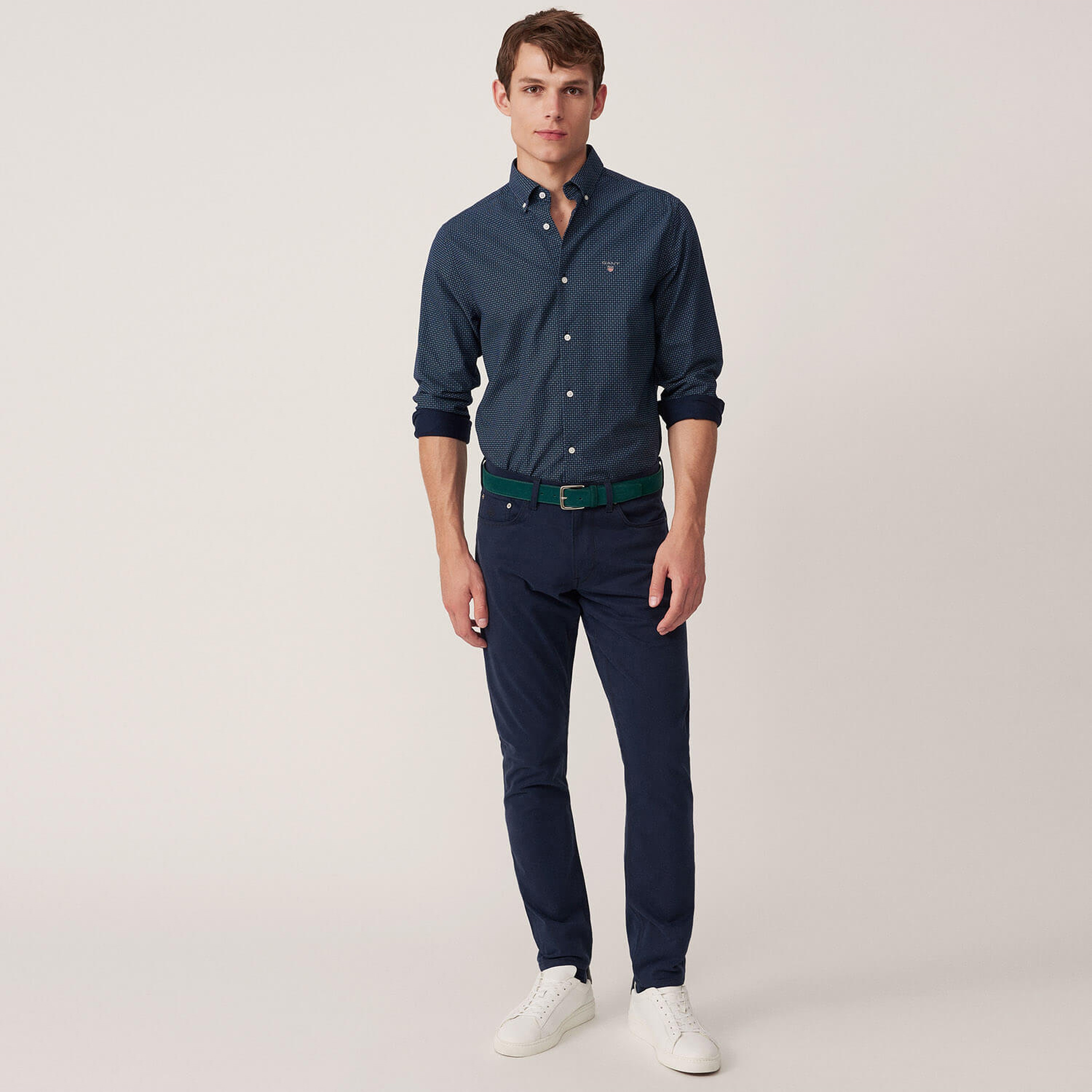 Erkek Lacivert Tapered Jean Pantolon