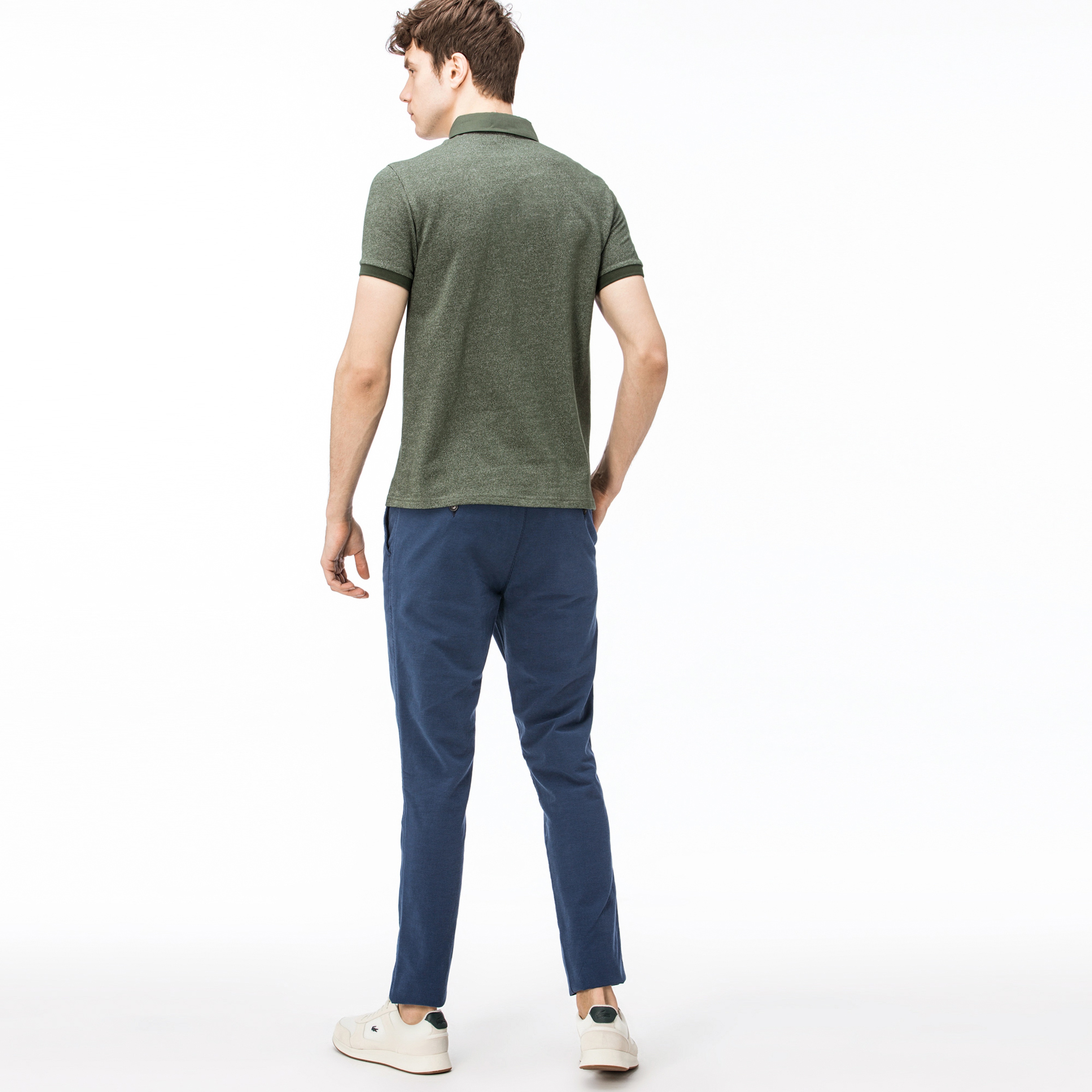 Lacoste Erkek Slim Fit Lacivert Chino Pantolon