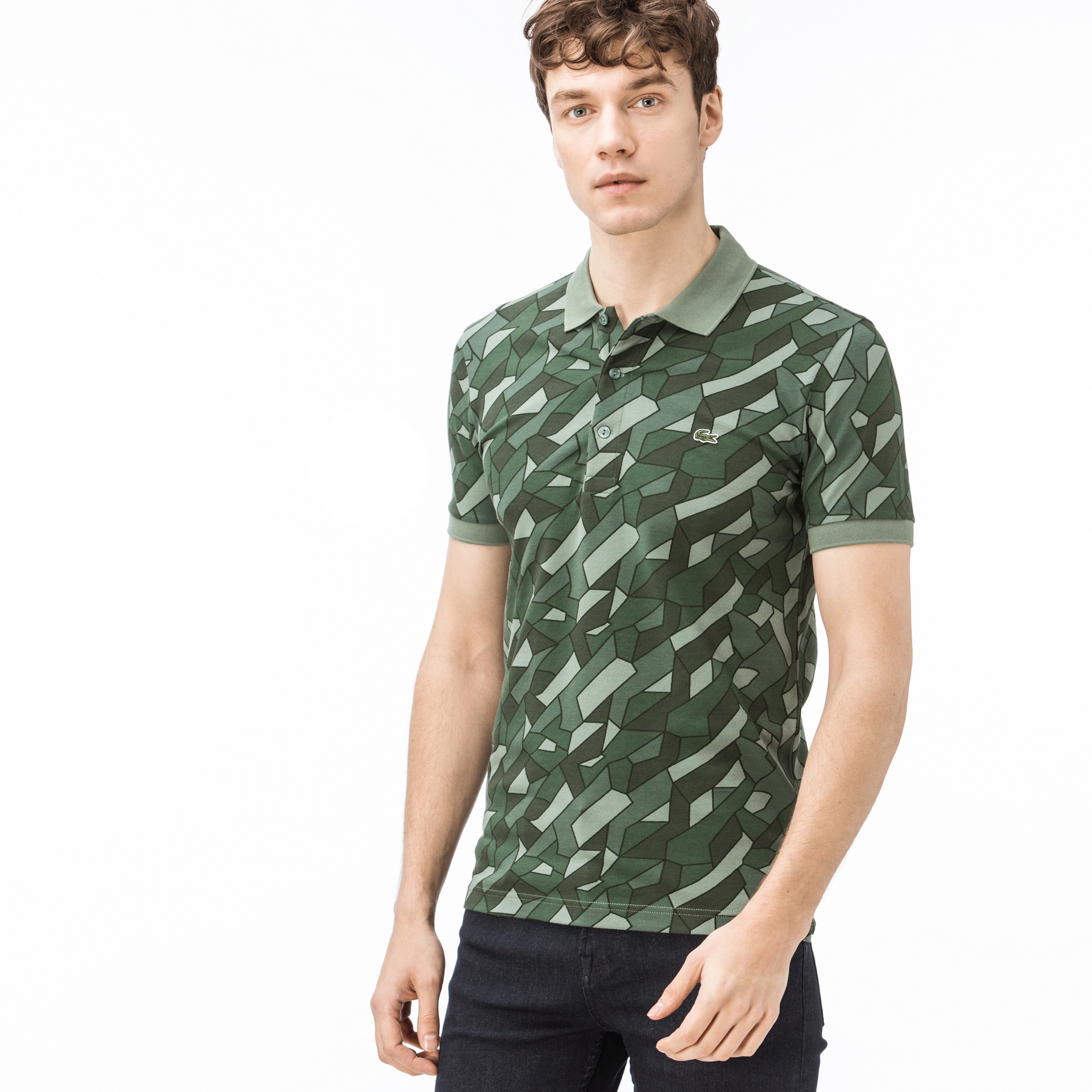 Lacoste Erkek Slim Fit Yeşil Polo