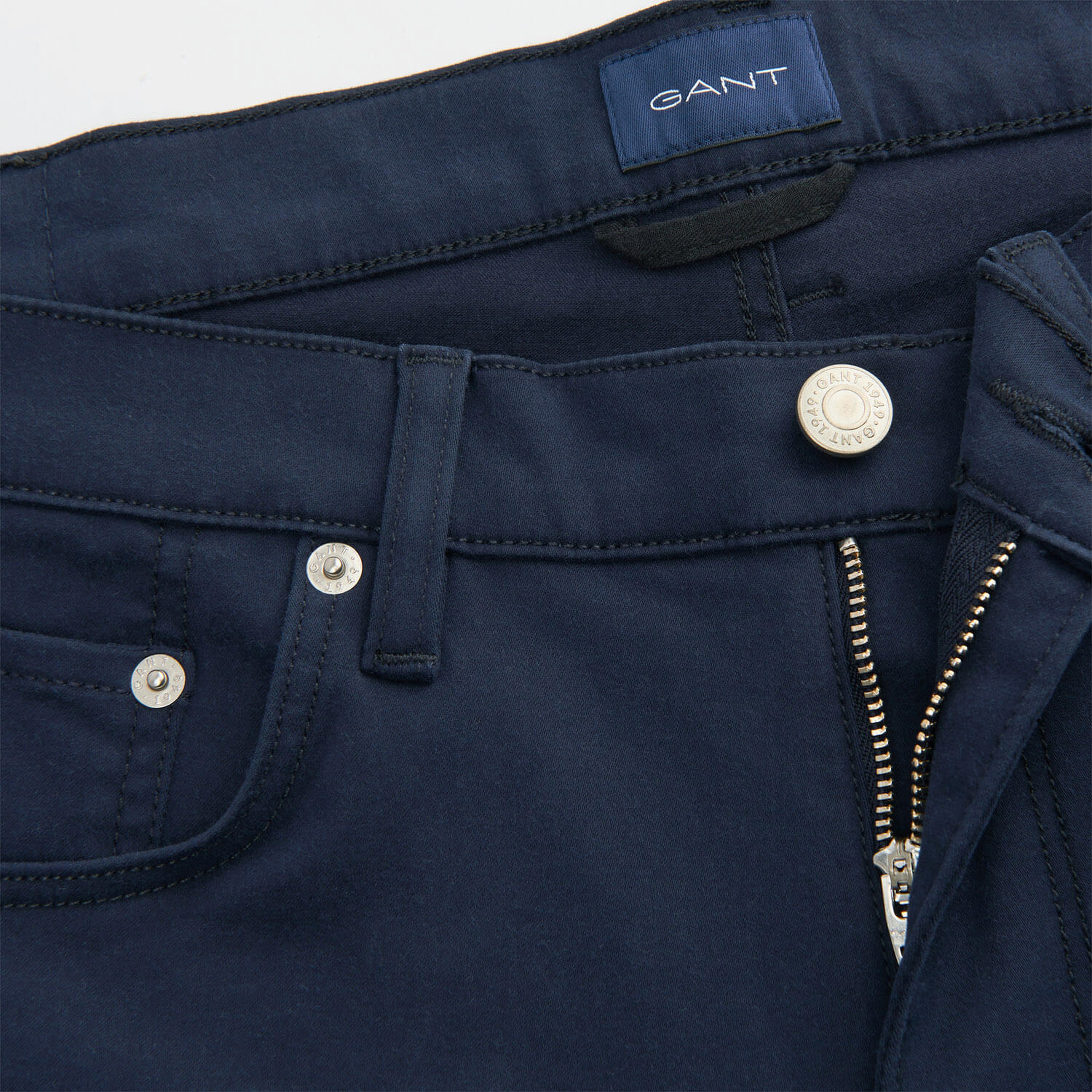 Erkek Lacivert Tapered Jean Pantolon