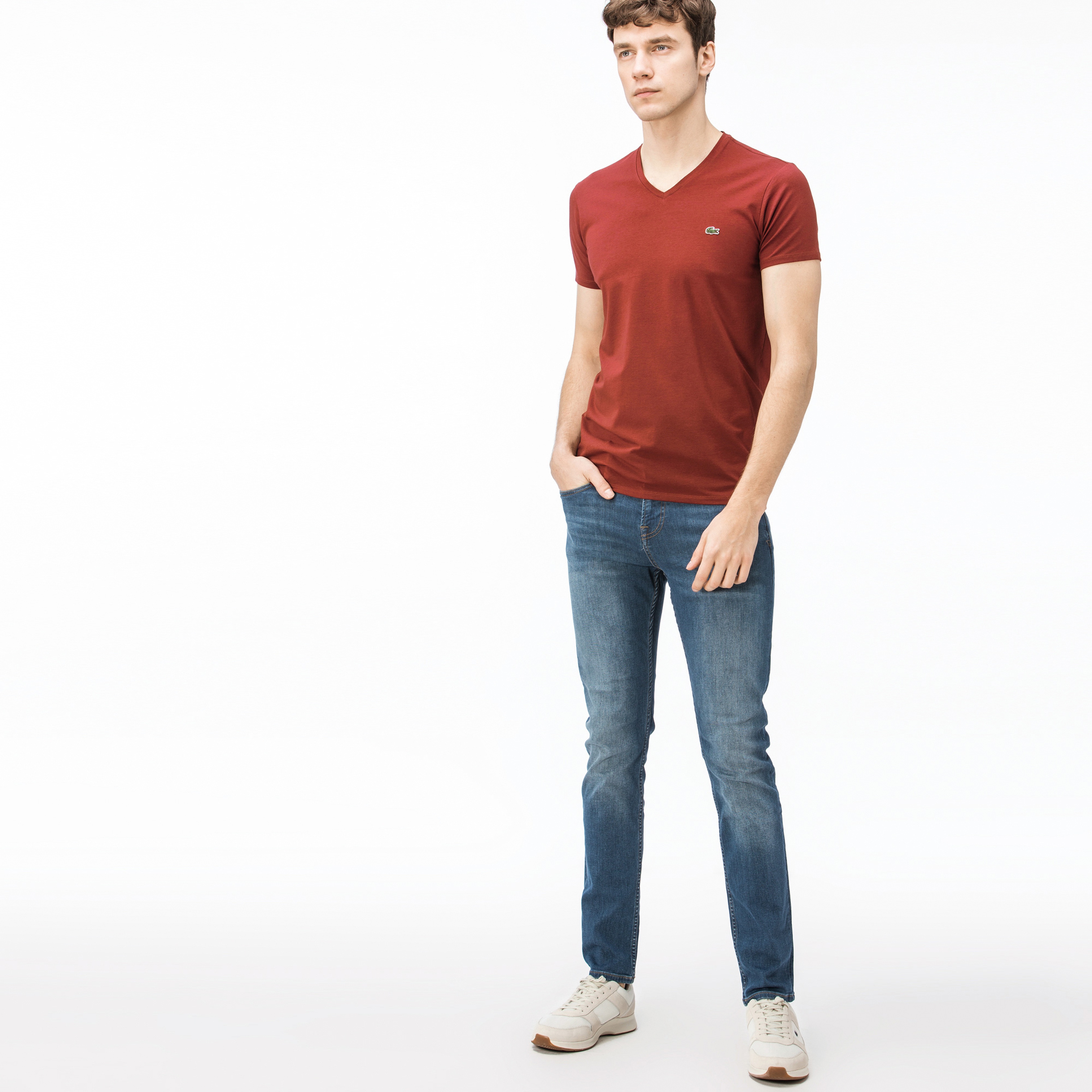 Lacoste Erkek Slim Fit Denim Pantolon