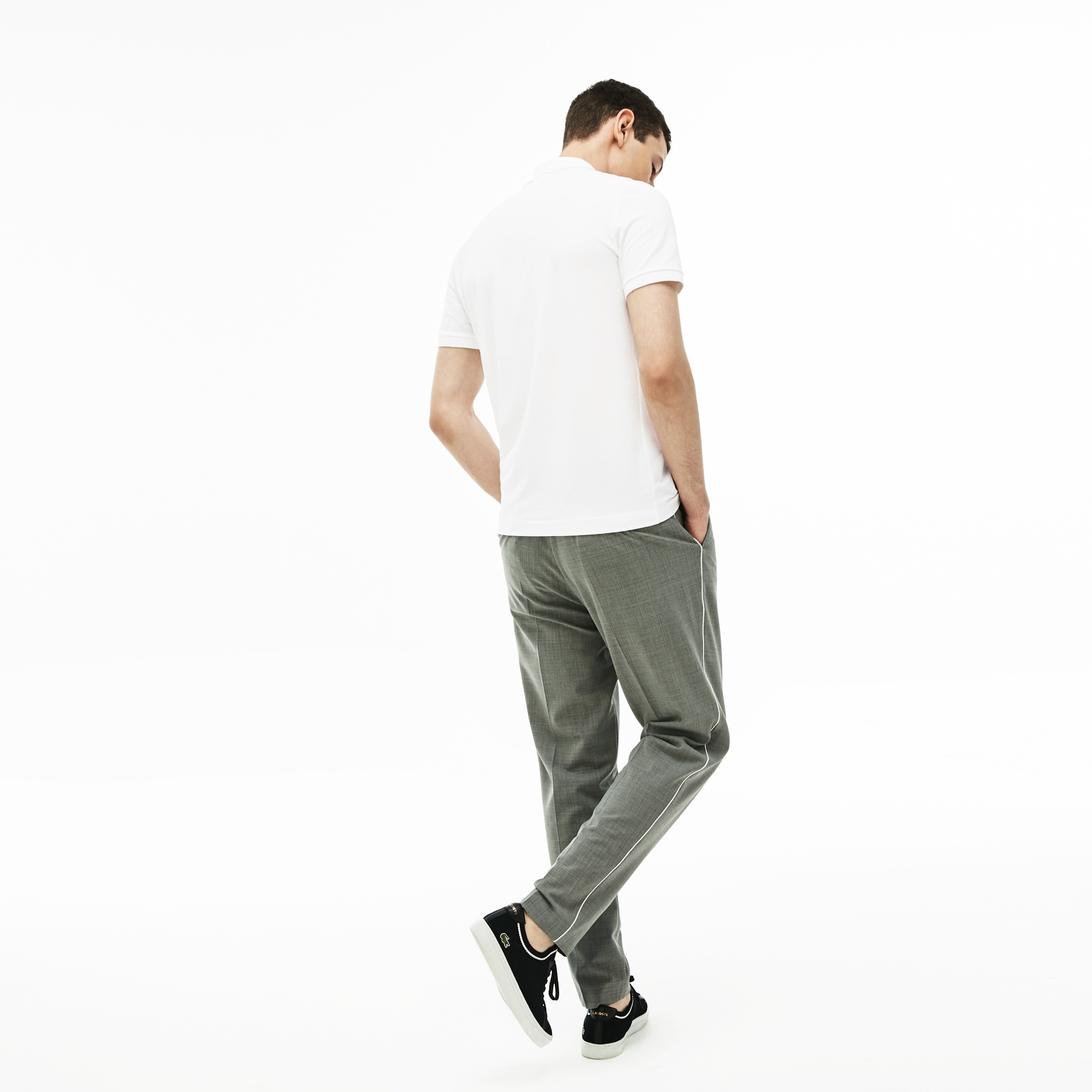 Lacoste Motion Erkek Slim Fit Beyaz Polo