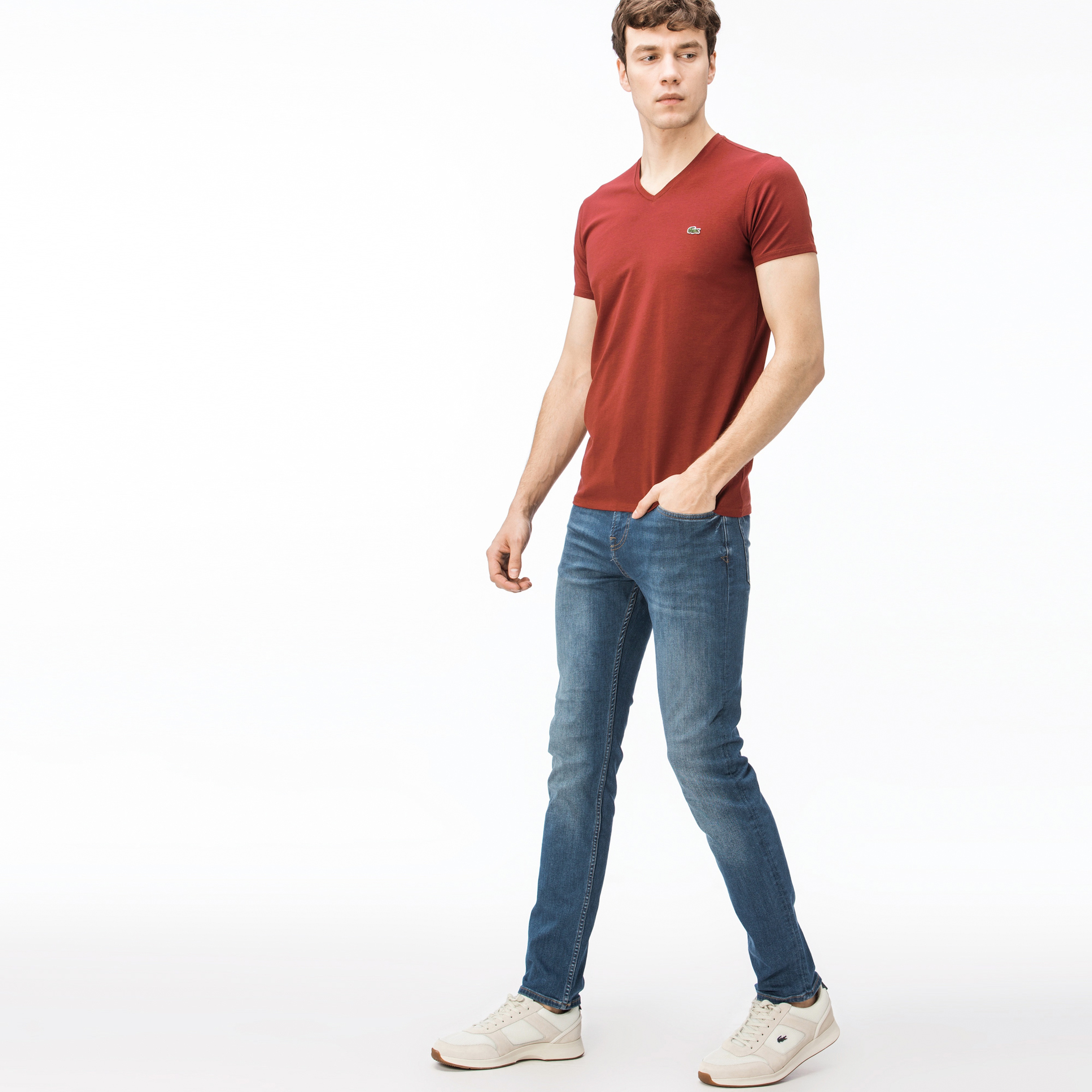 Lacoste Erkek Slim Fit Denim Pantolon