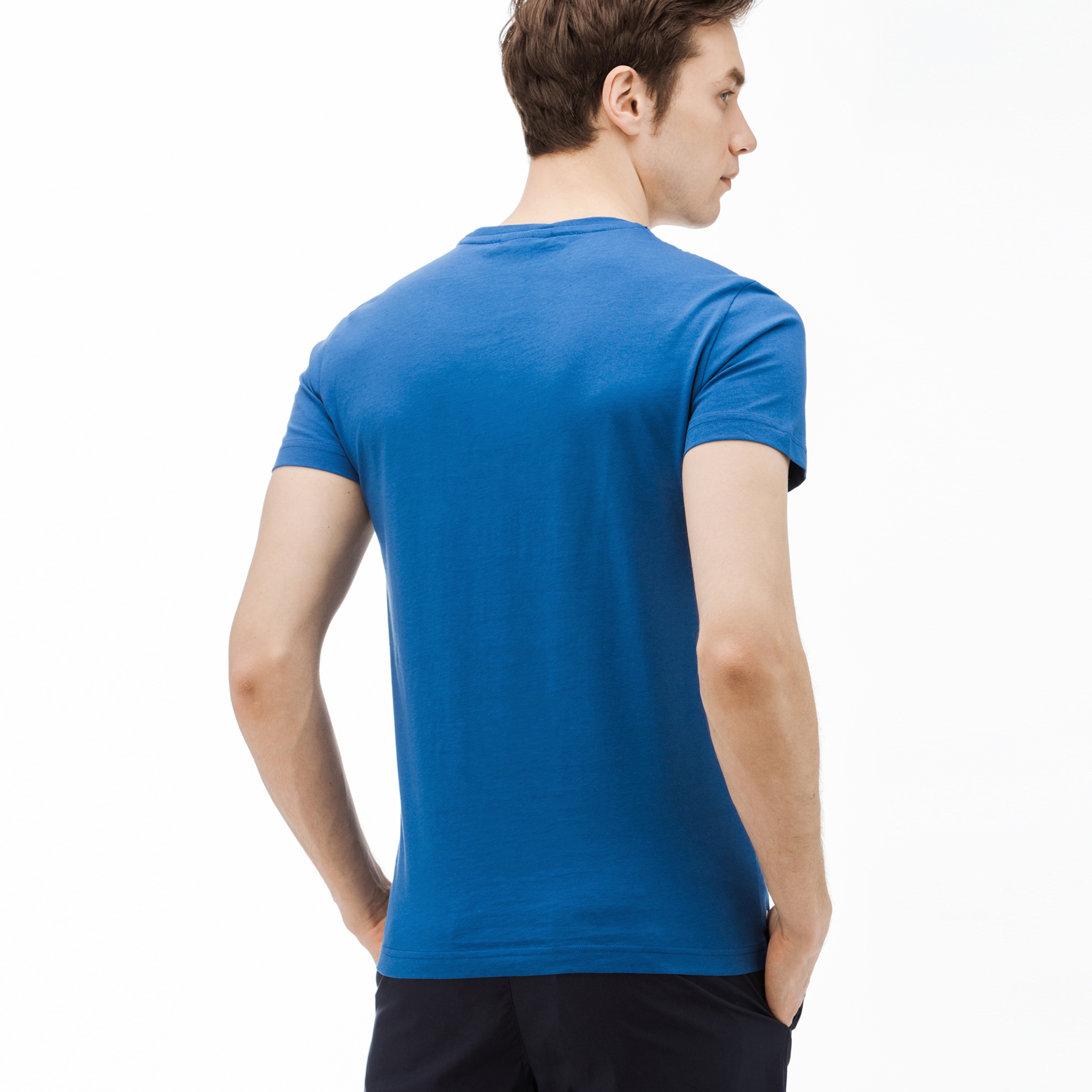 Lacoste Erkek Mavi T-Shirt