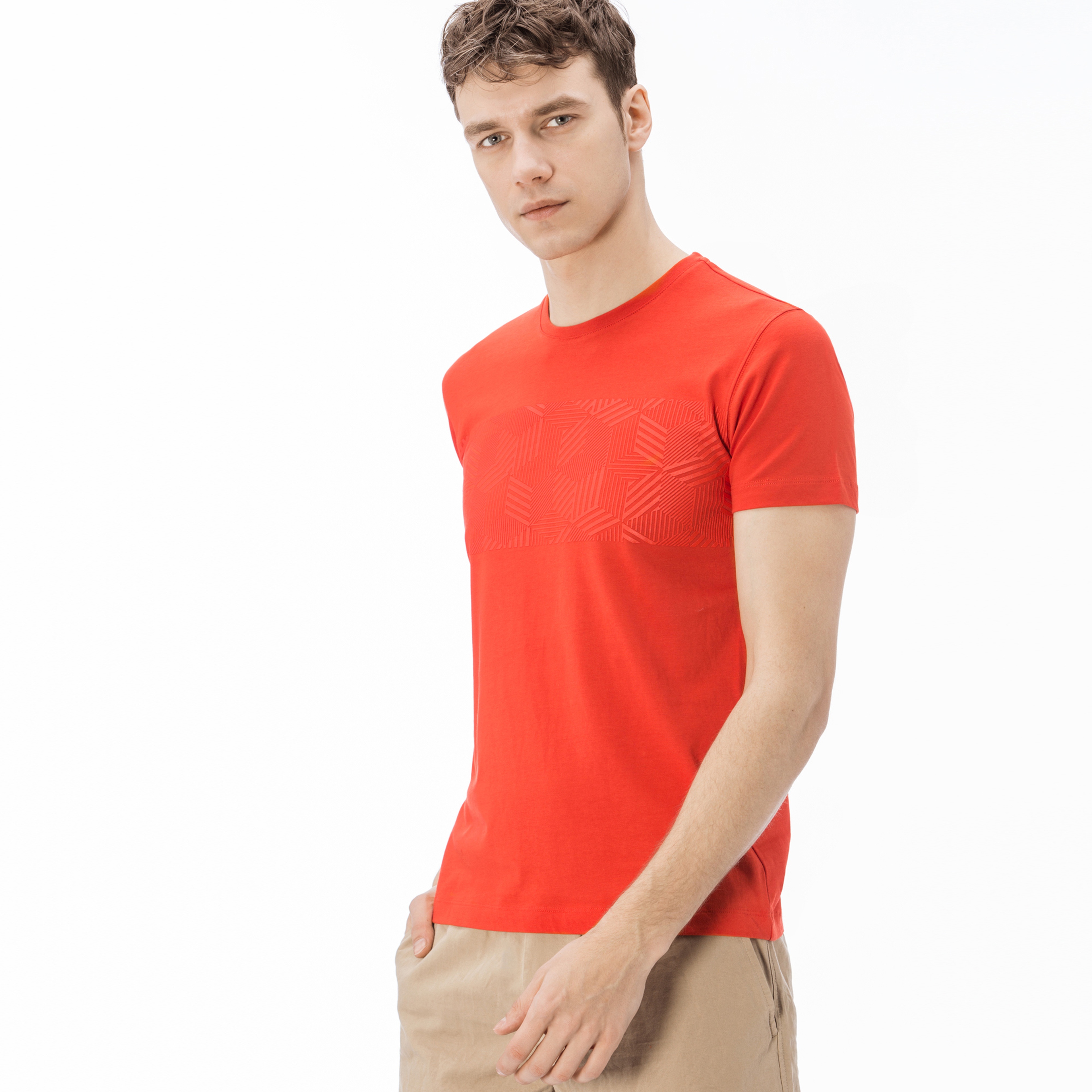 Lacoste Erkek Turuncu T-Shirt