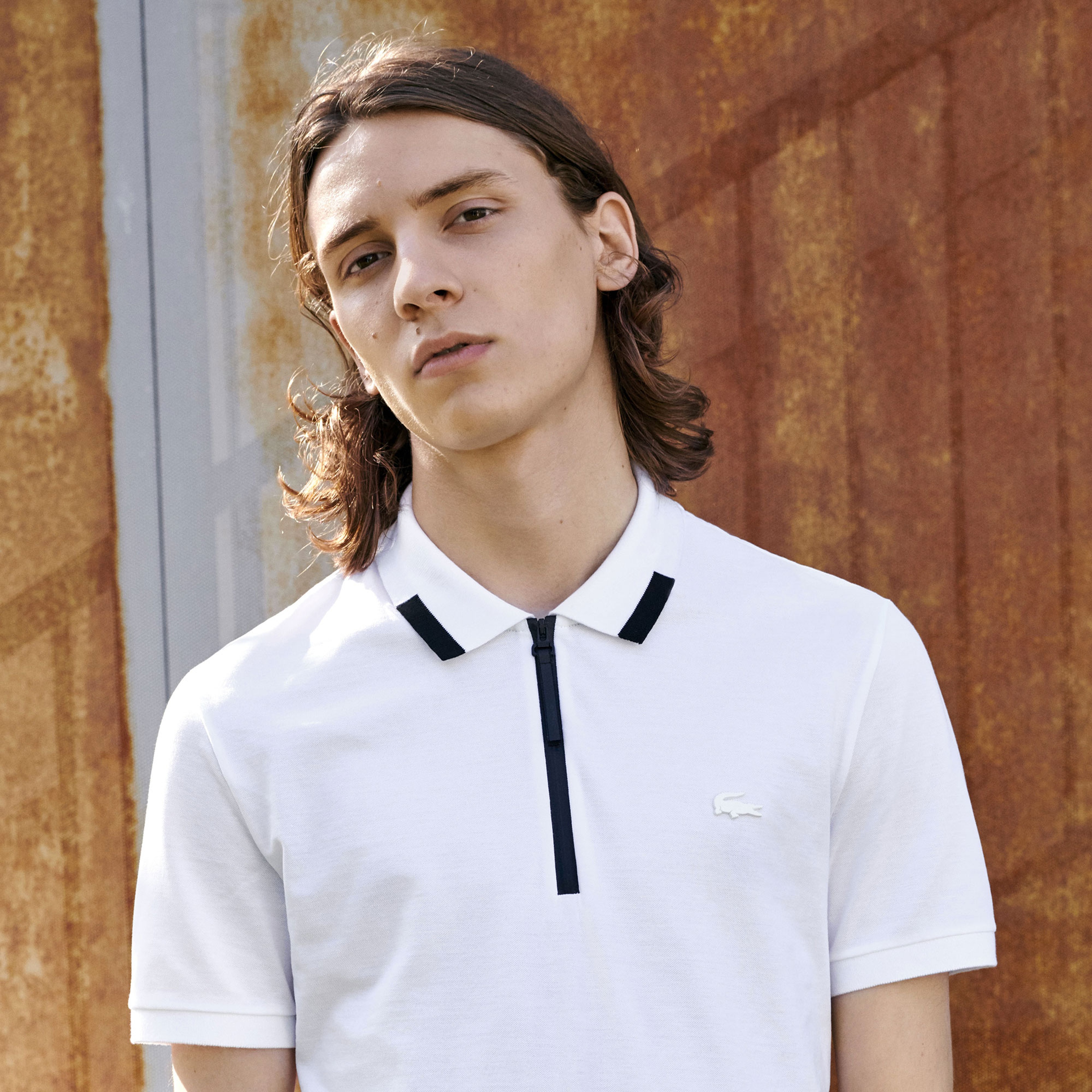 Lacoste Motion Erkek Slim Fit Beyaz Polo