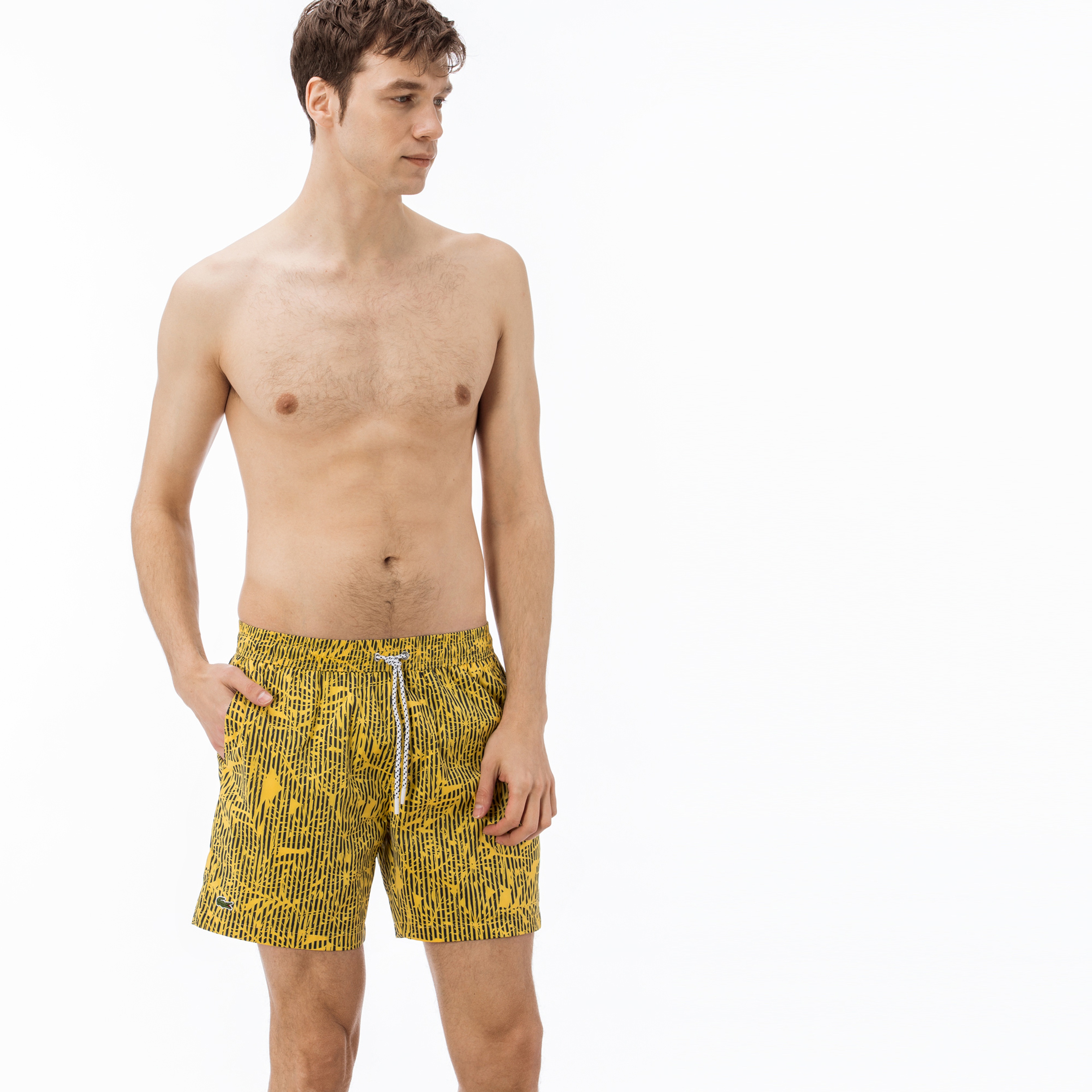 Lacoste Erkek Sarı Mayo Şort