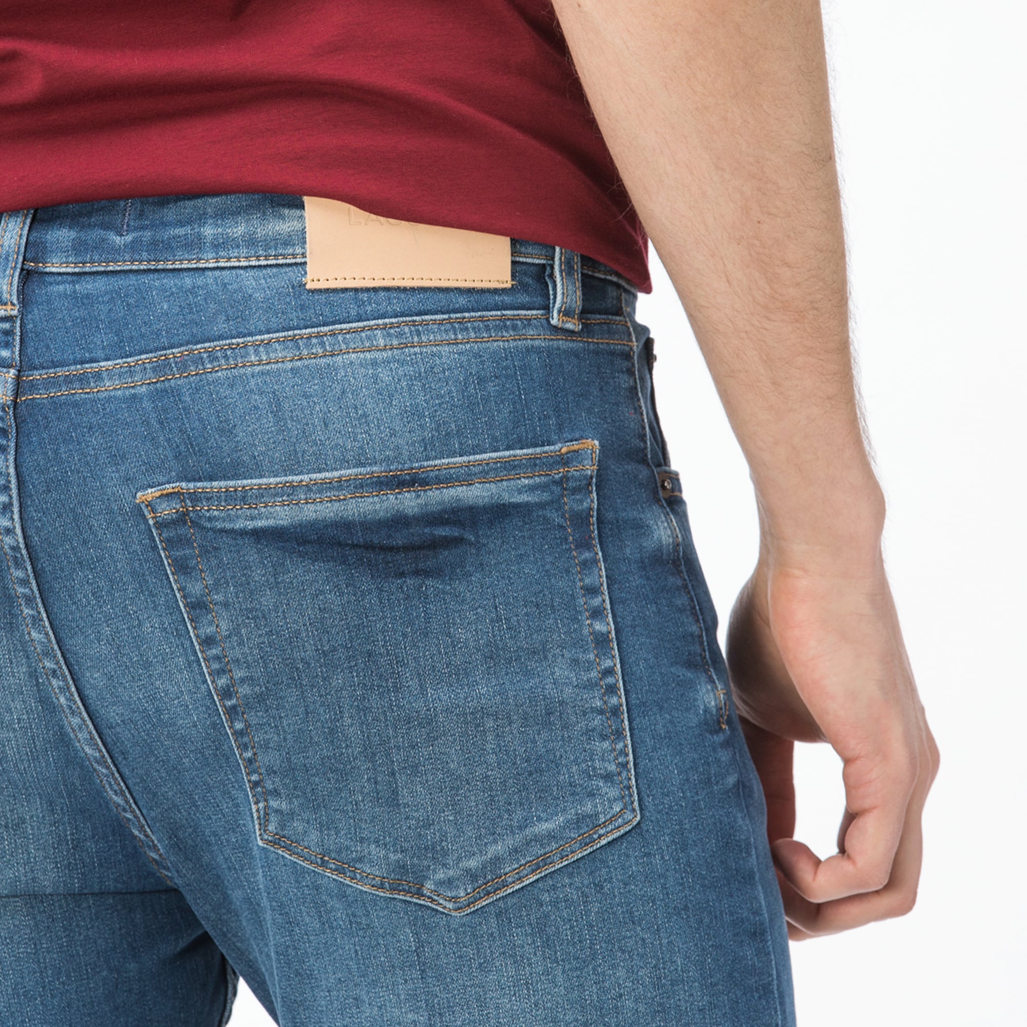 Lacoste Erkek Slim Fit Denim Pantolon