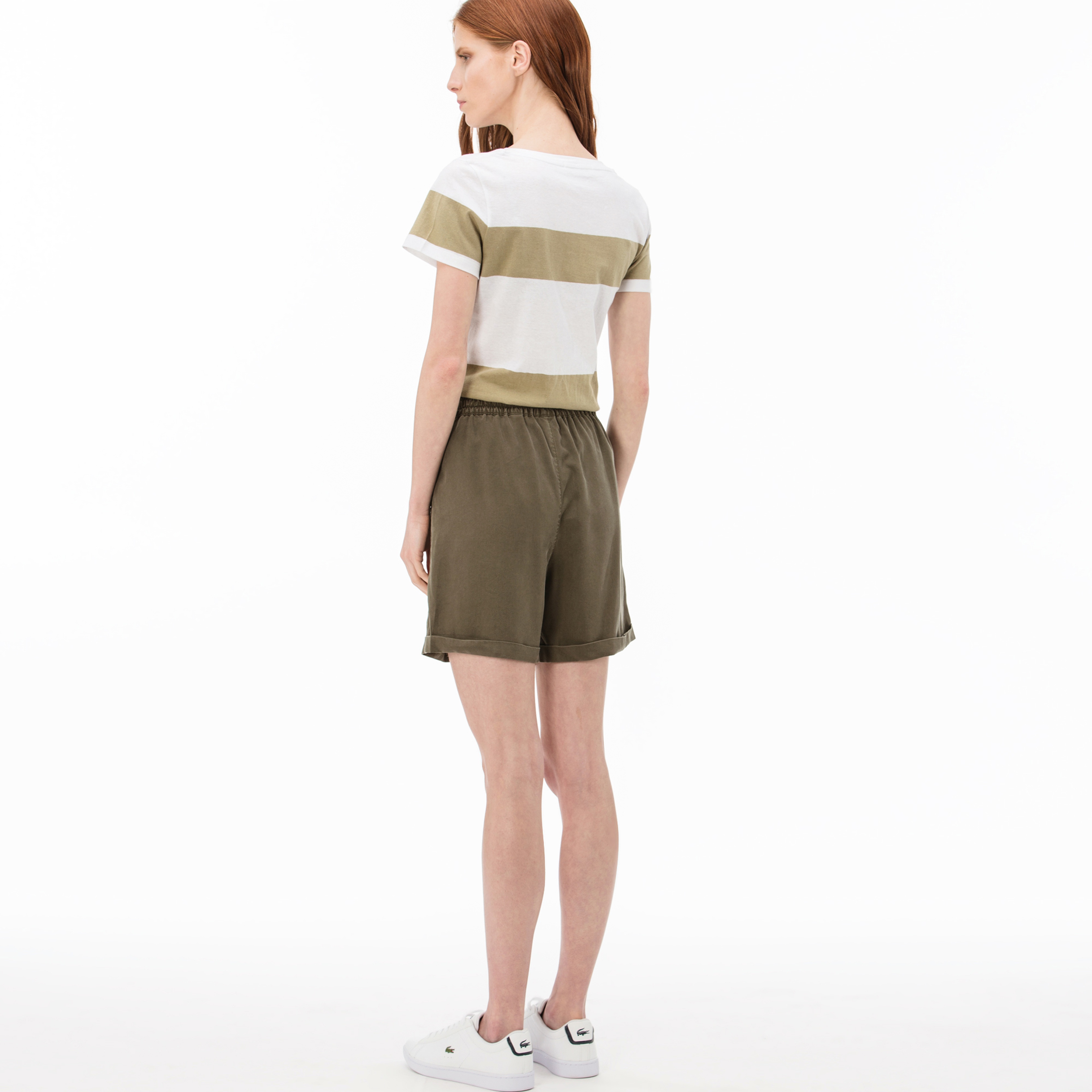 Lacoste Kadın Yeşil Şort