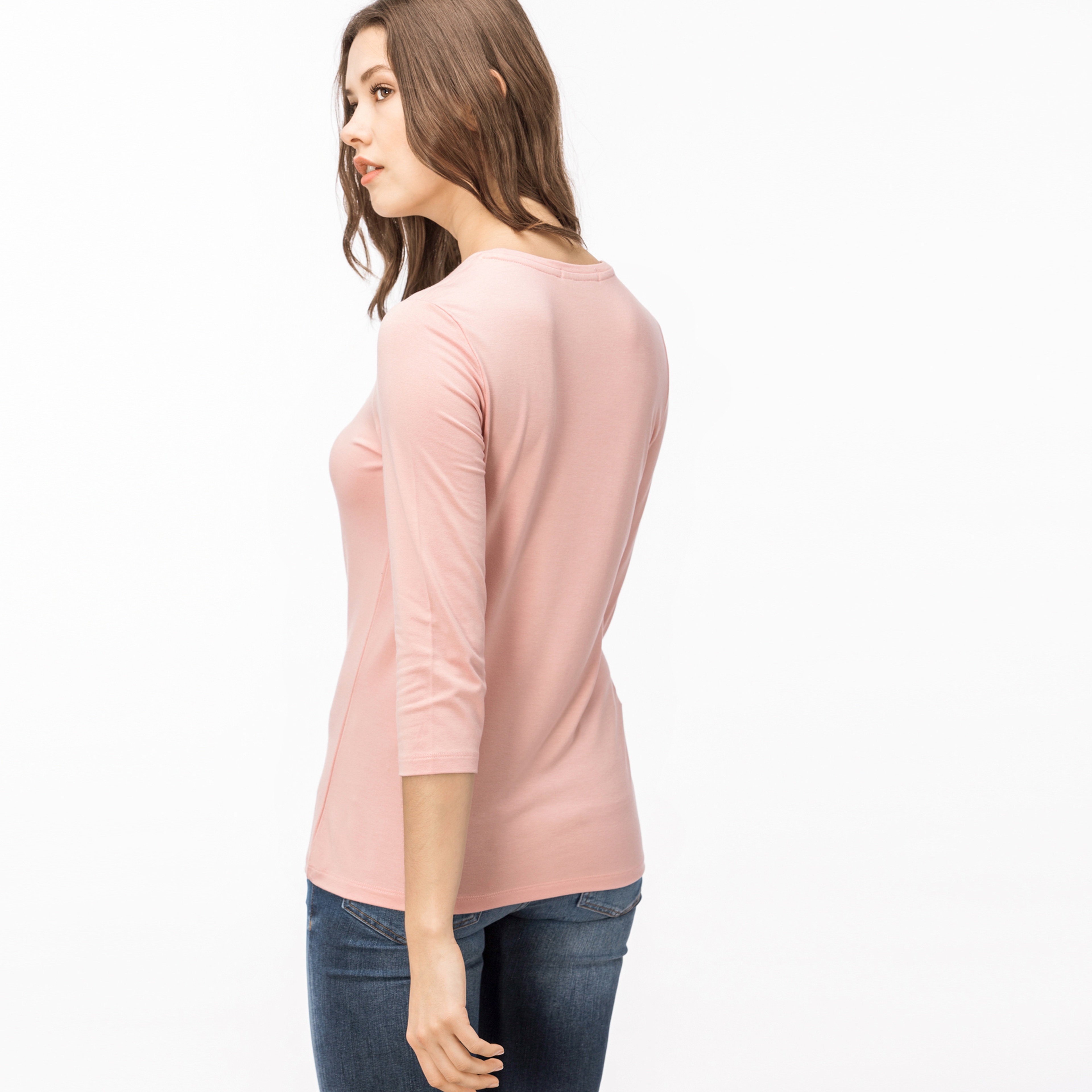 Lacoste Kadın Pembe T-Shirt