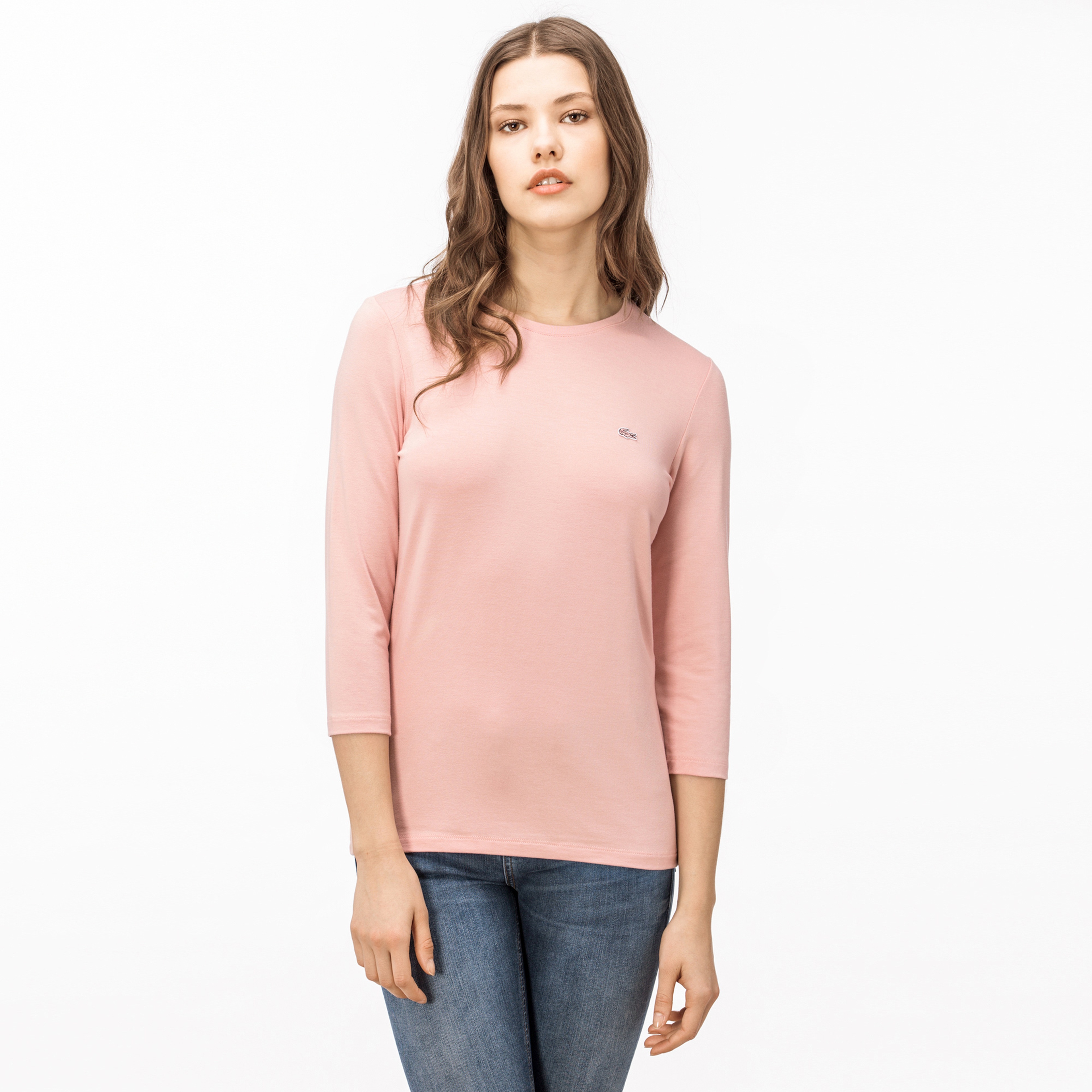 Lacoste Kadın Pembe T-Shirt