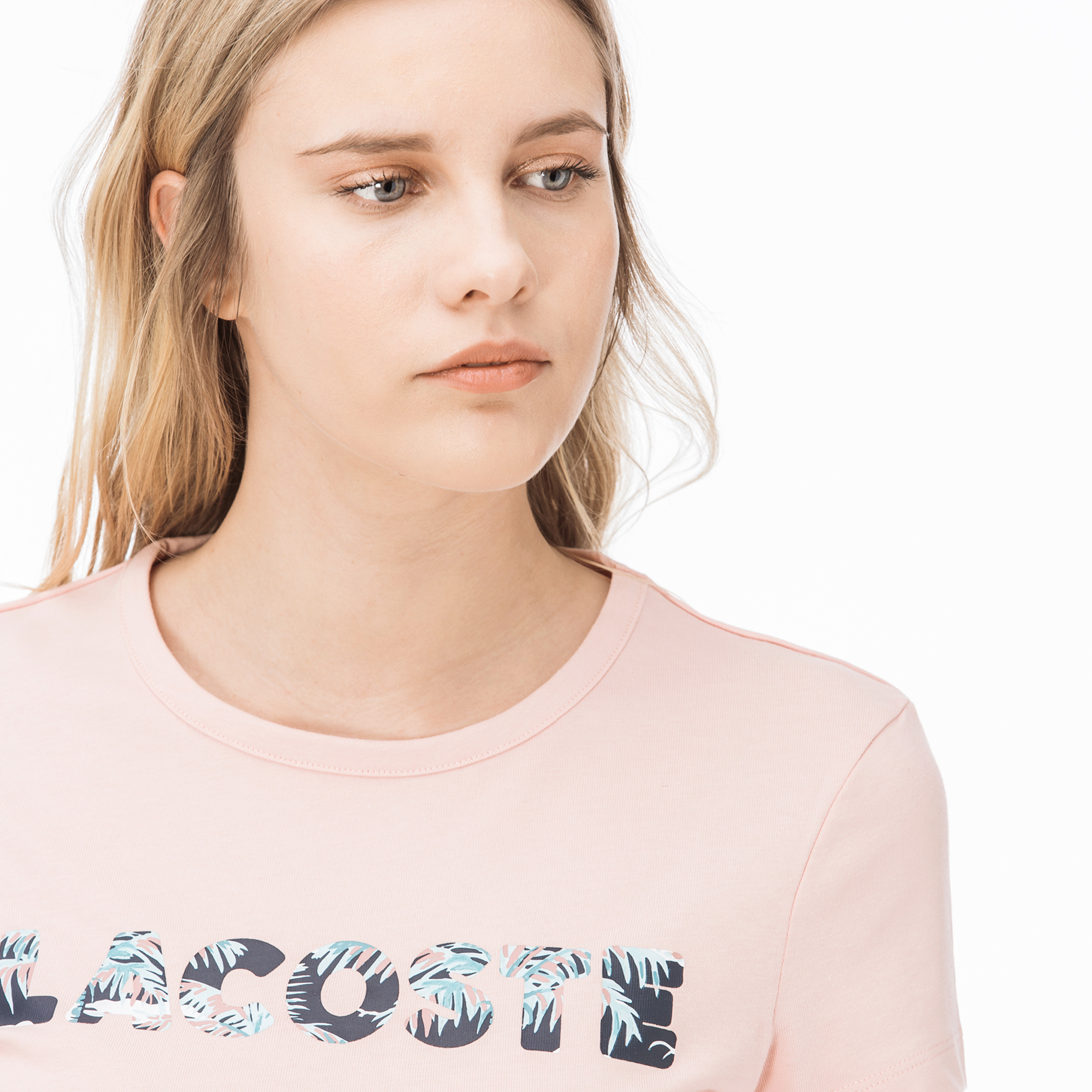 Lacoste Kadın Pembe T-Shirt
