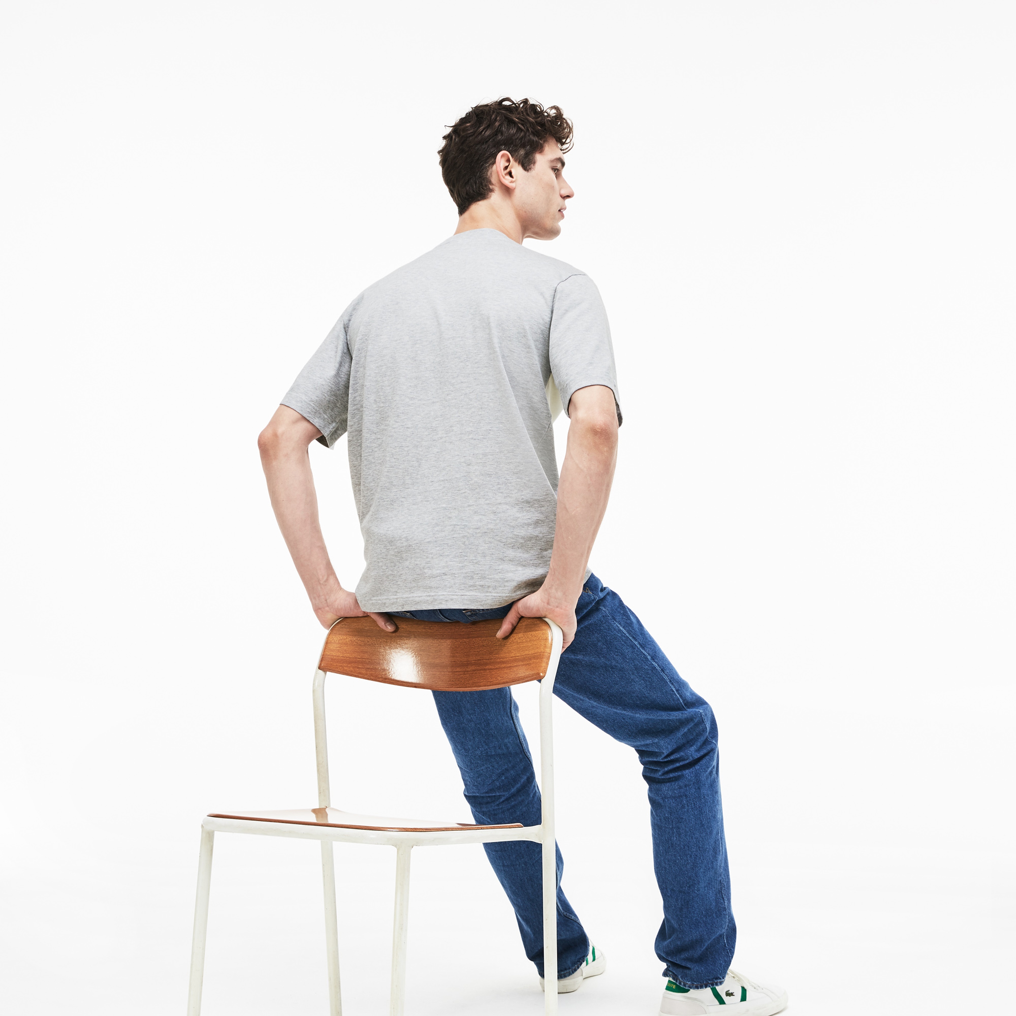 Lacoste Erkek Gri T-Shirt