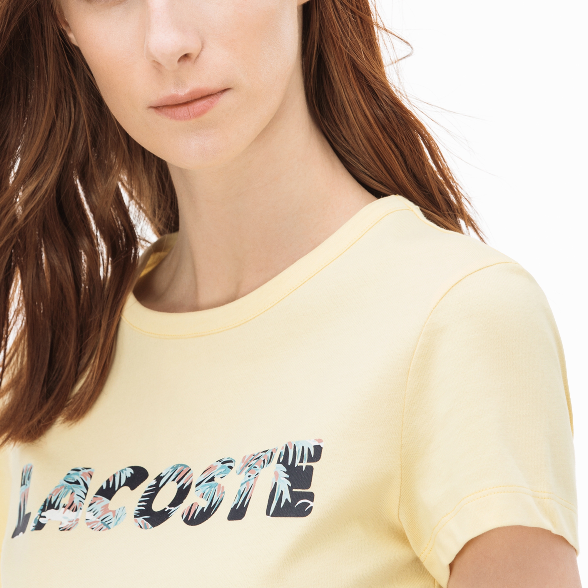 Lacoste Kadın Sarı T-Shirt