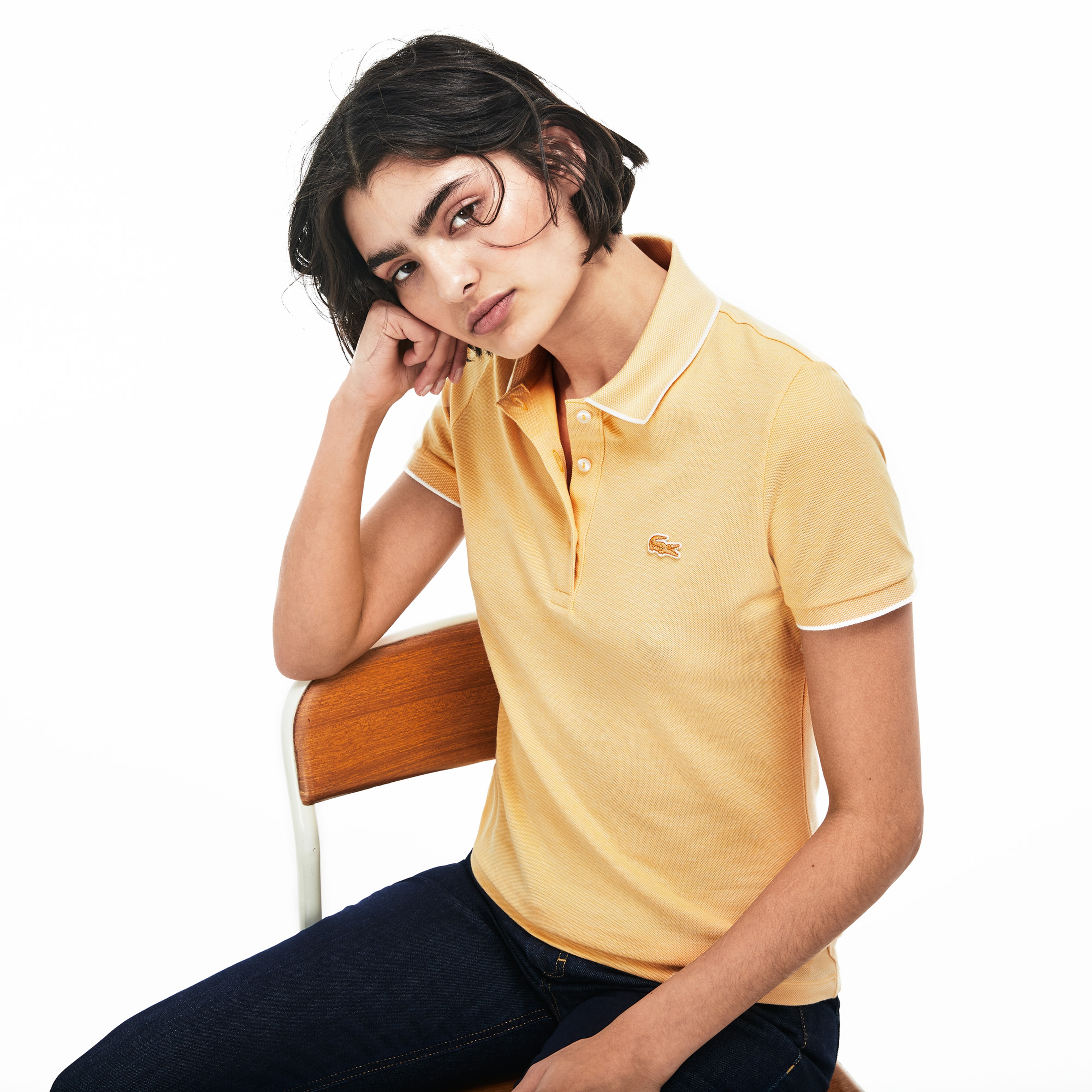 Lacoste Kadın Sarı Polo