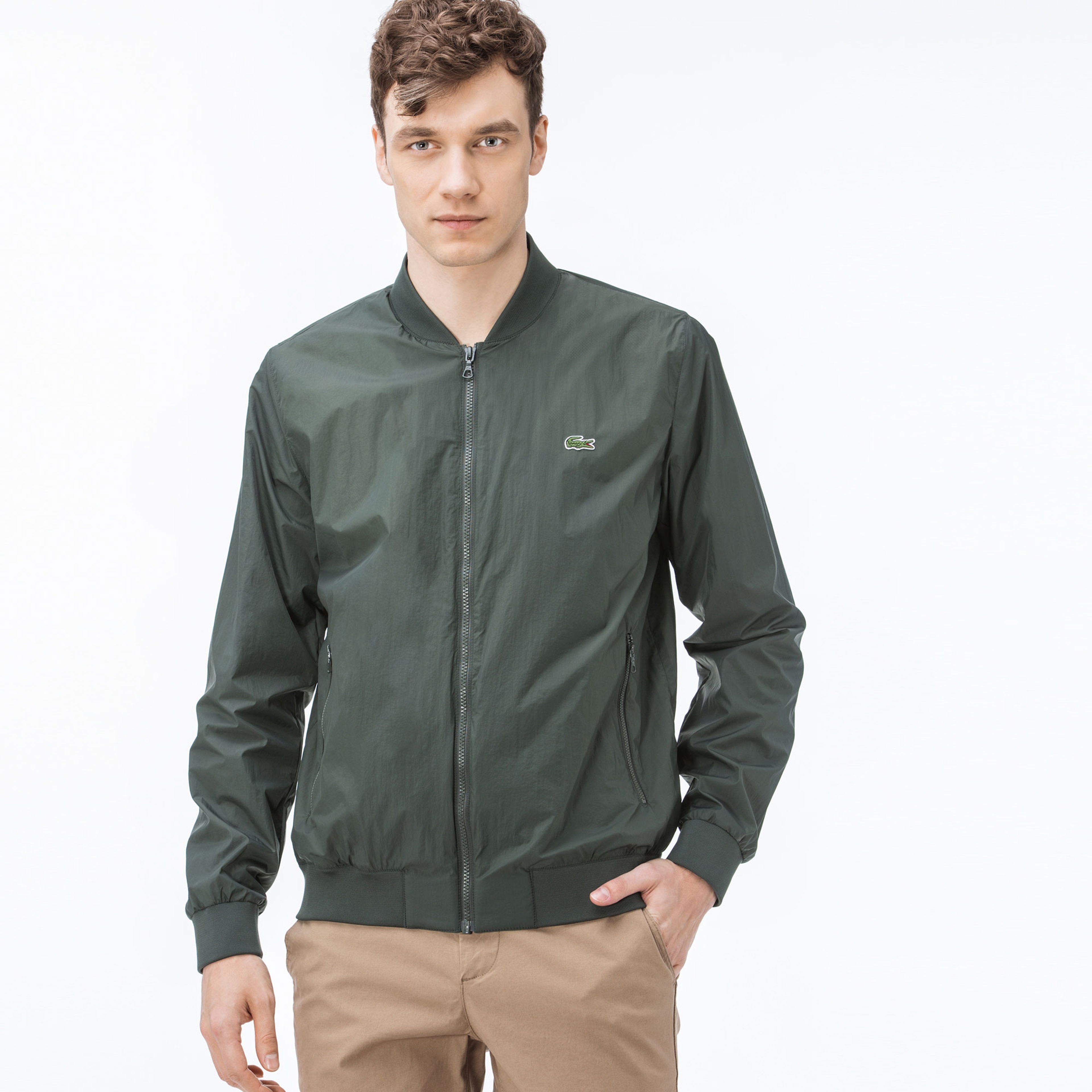 Lacoste Erkek Yeşil Mont
