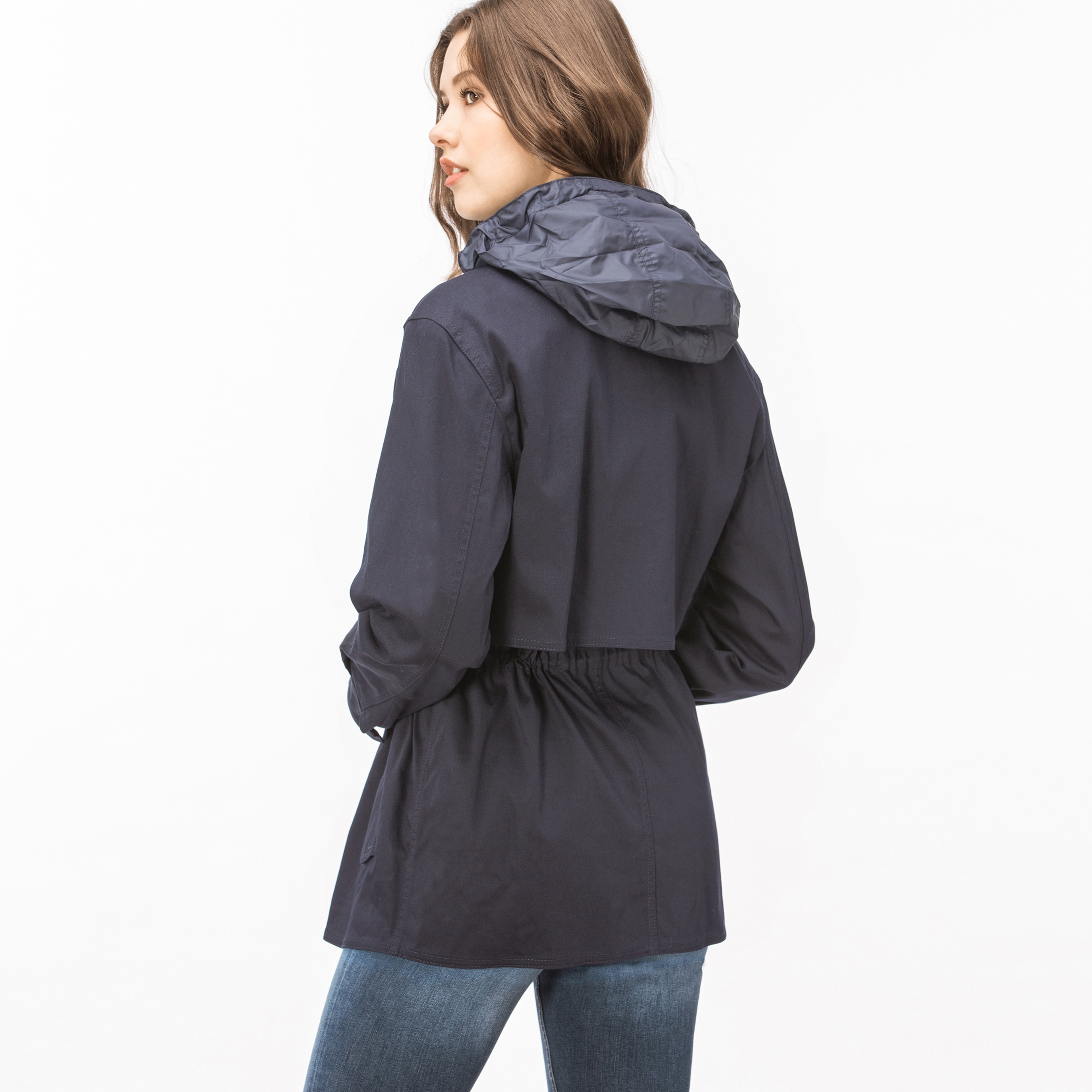 Lacoste Kadın Lacivert Mont