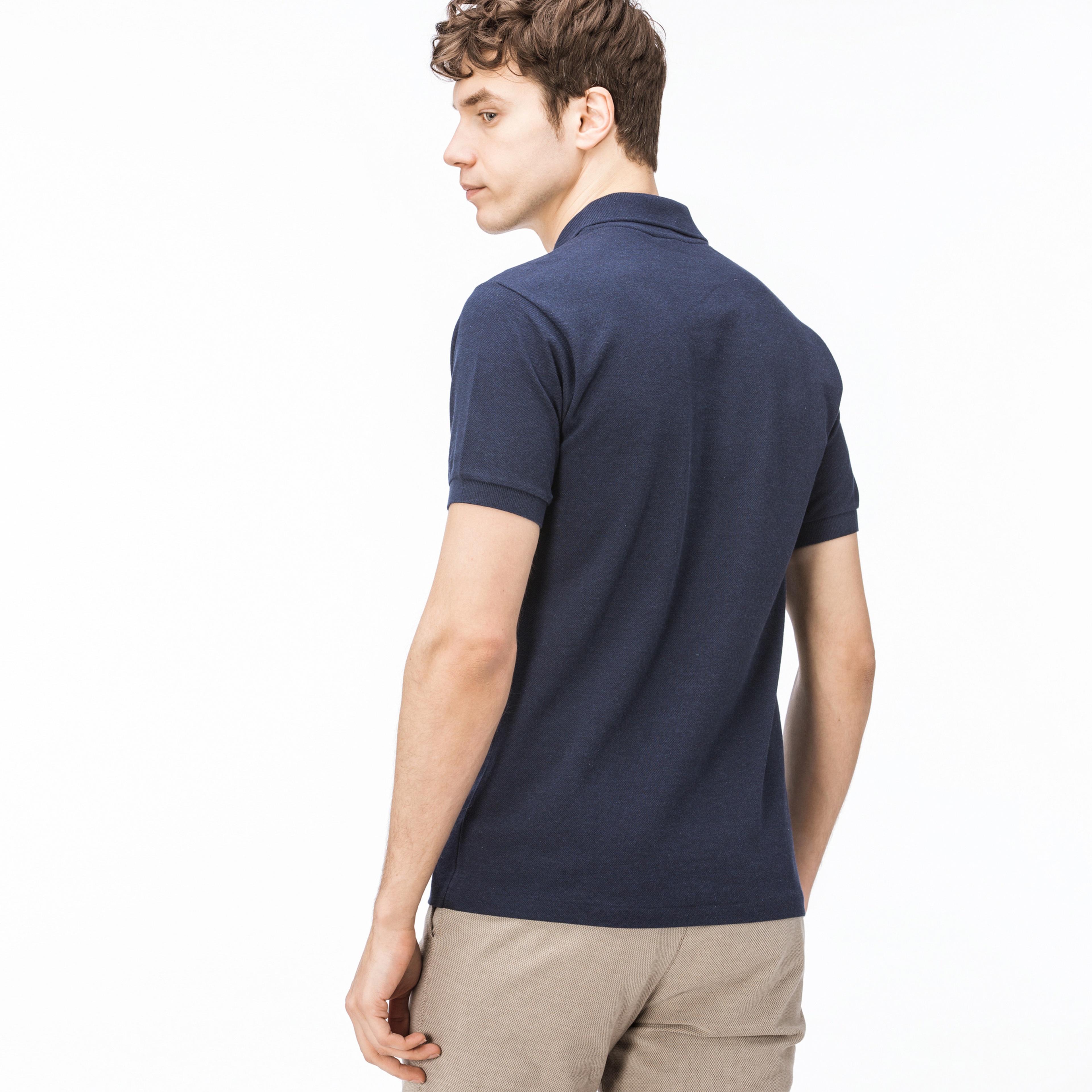 Lacoste Erkek Klasik Fit L1212 Lacivert Polo