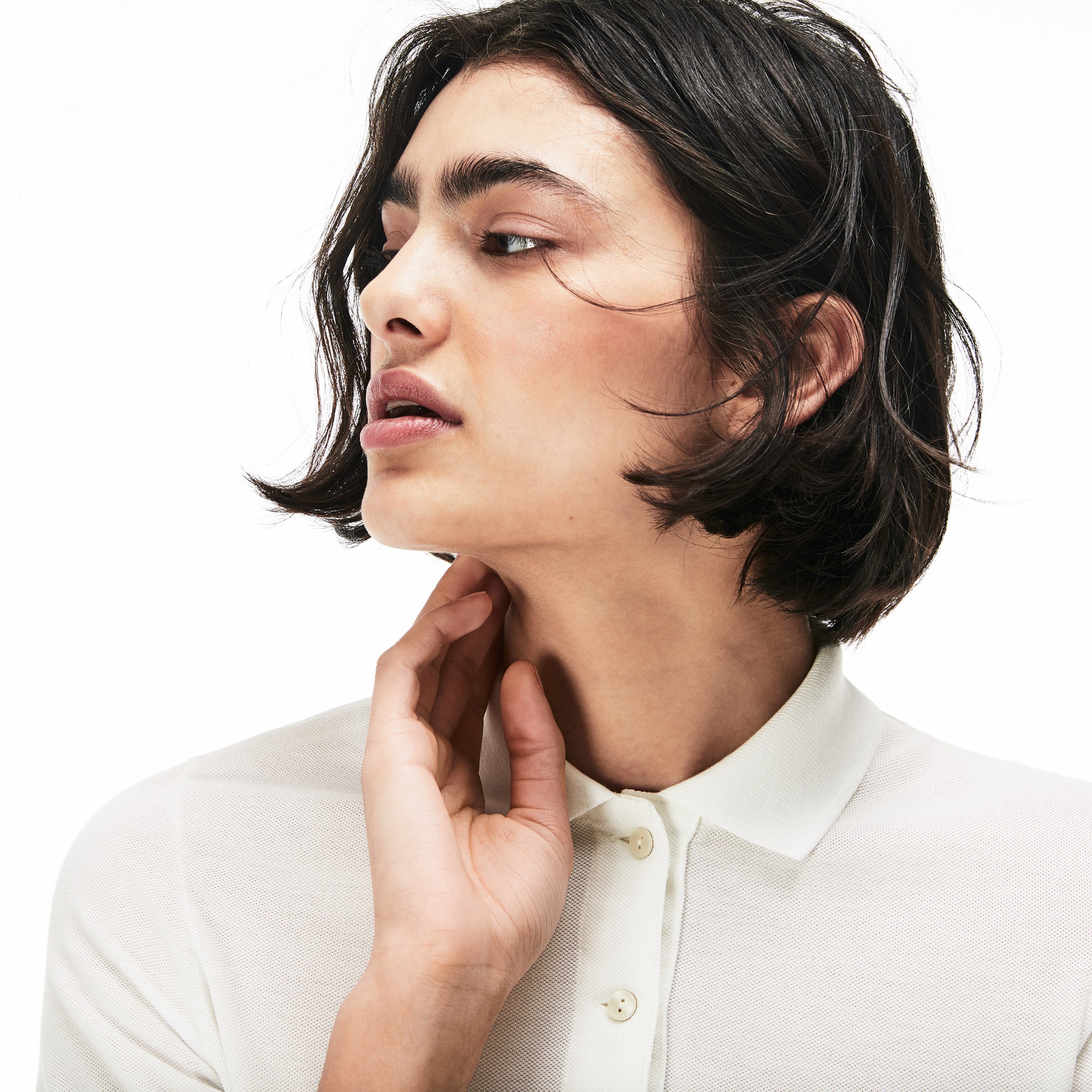 Lacoste Kadın Beyaz Polo