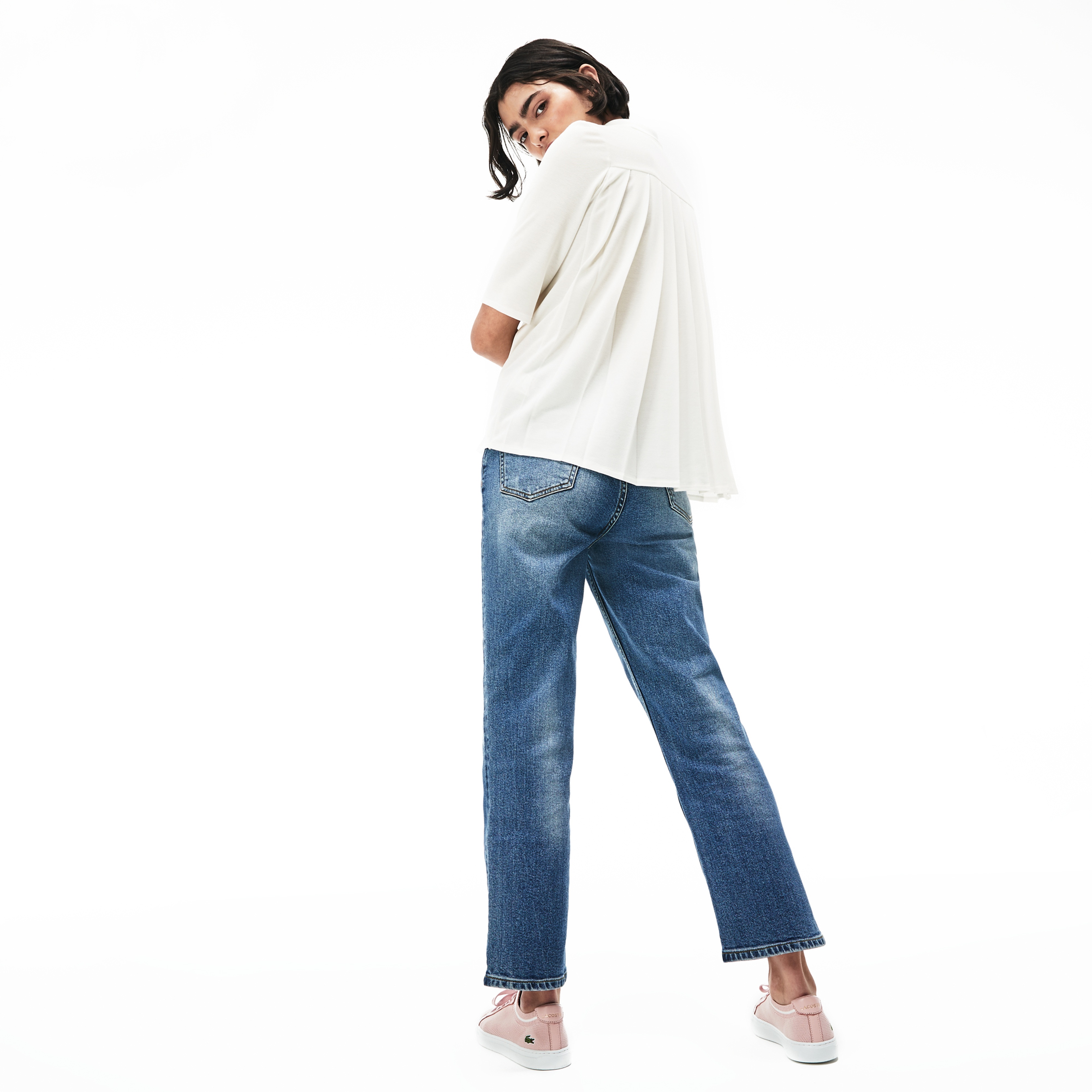 Lacoste Kadın Beyaz Polo