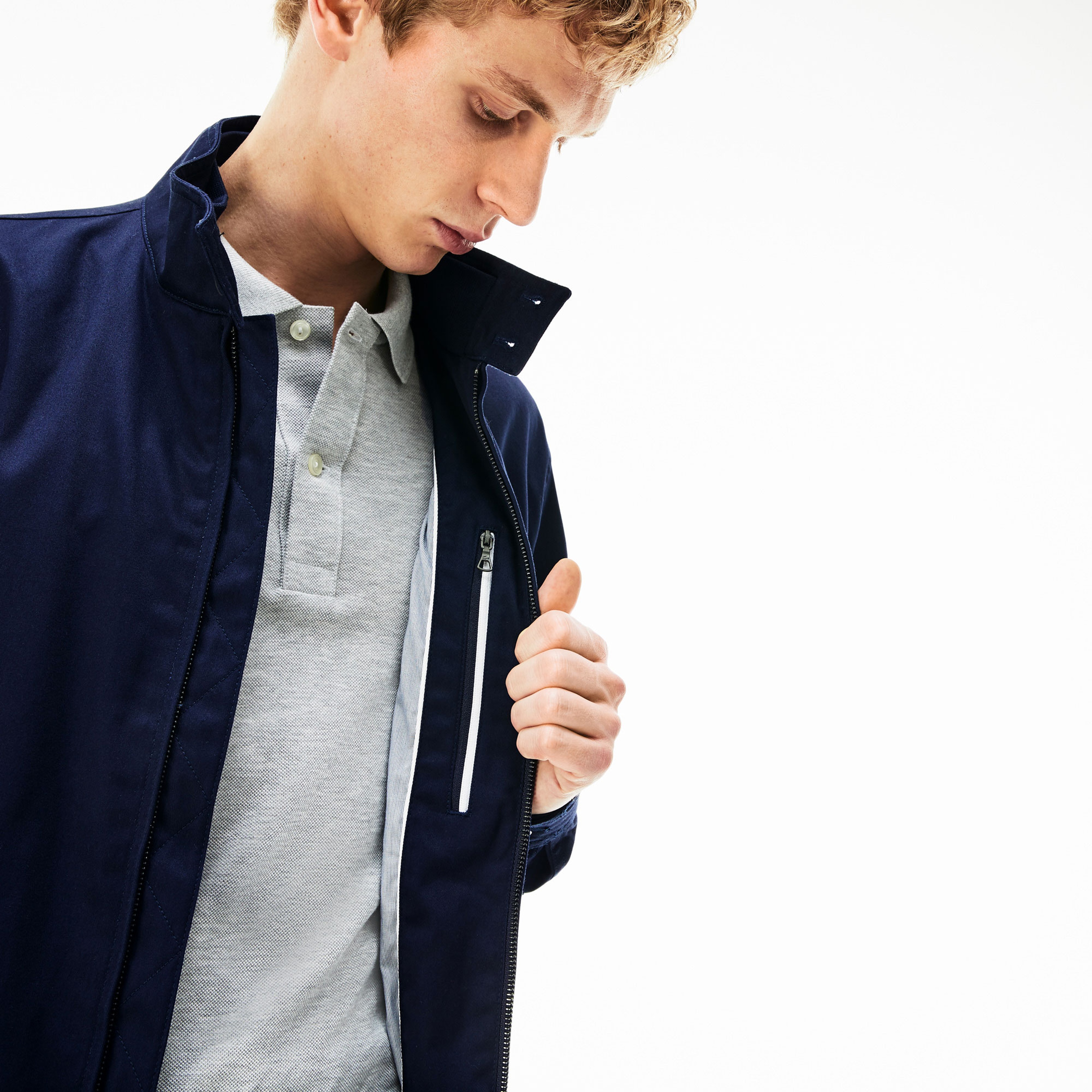 Lacoste Erkek Lacivert Mont