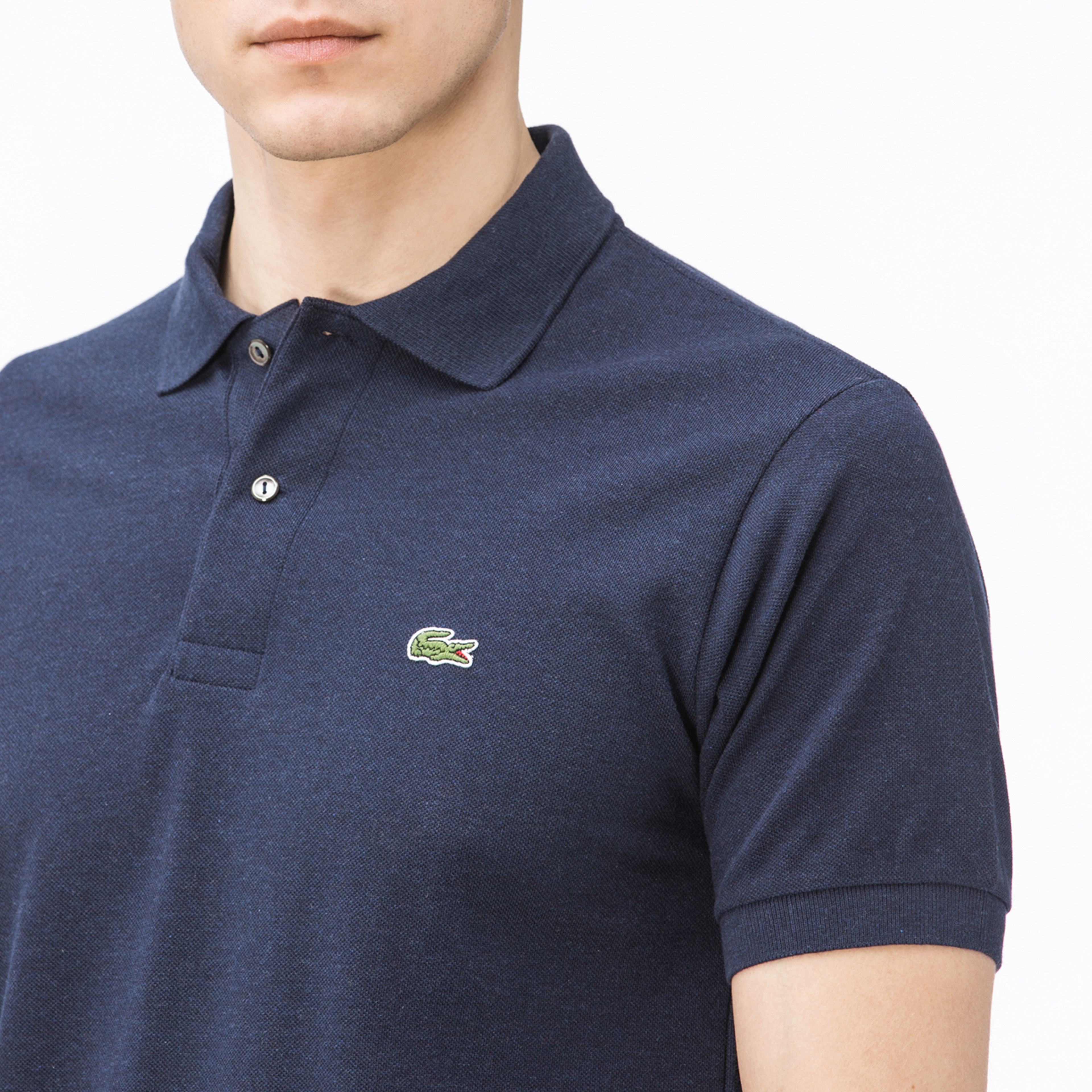 Lacoste Erkek Klasik Fit L1212 Lacivert Polo