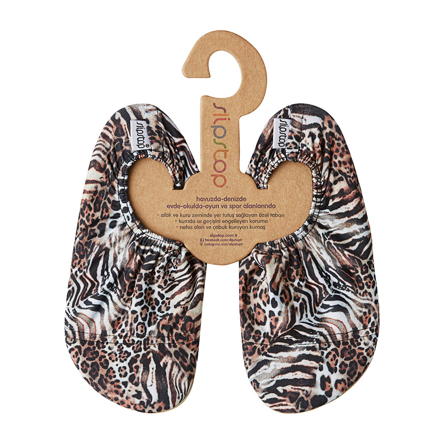 Slipstop Panther Junior Kahverengi Çocuk Havuz Ayakkabısı