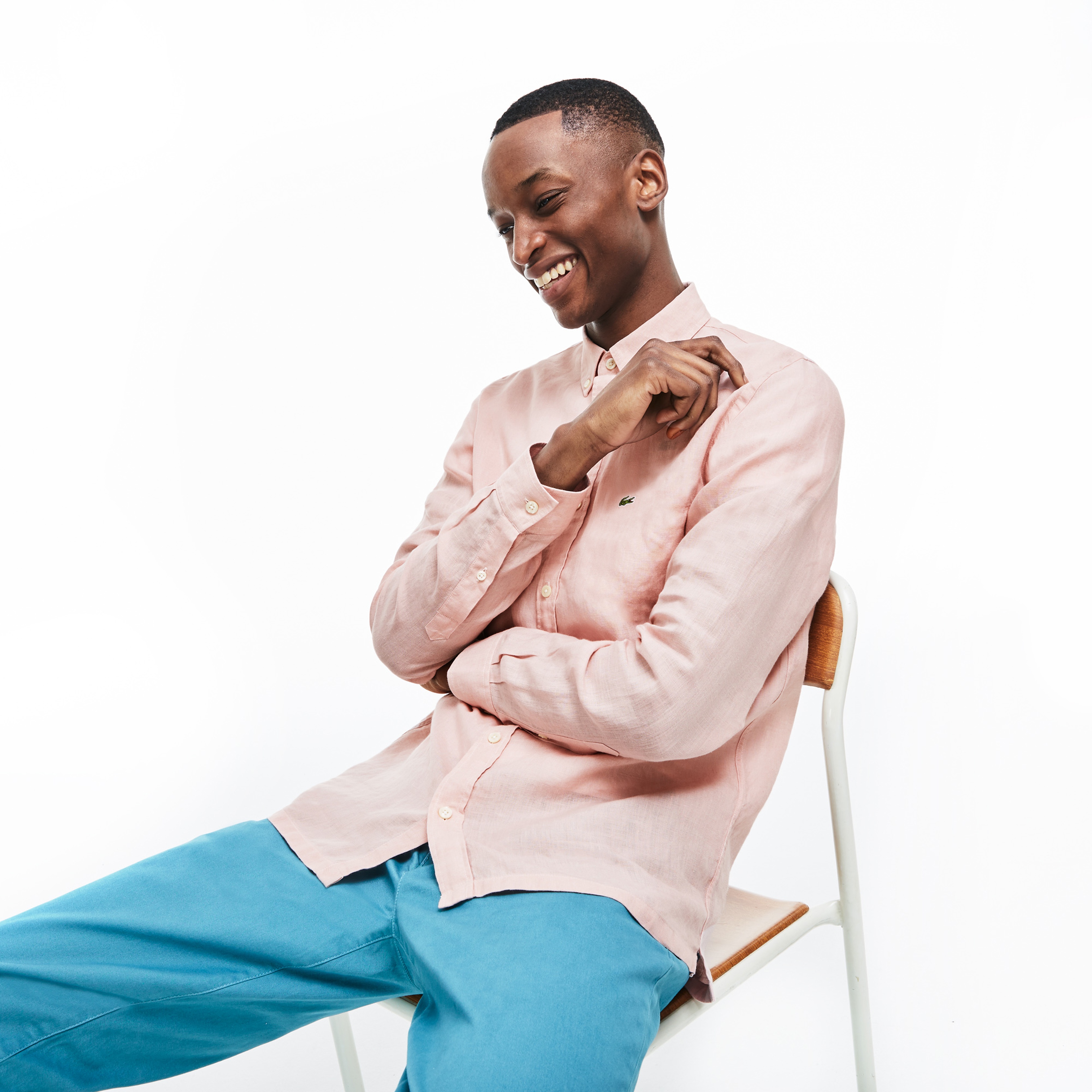 Lacoste Erkek Regular Fit Pembe Gömlek