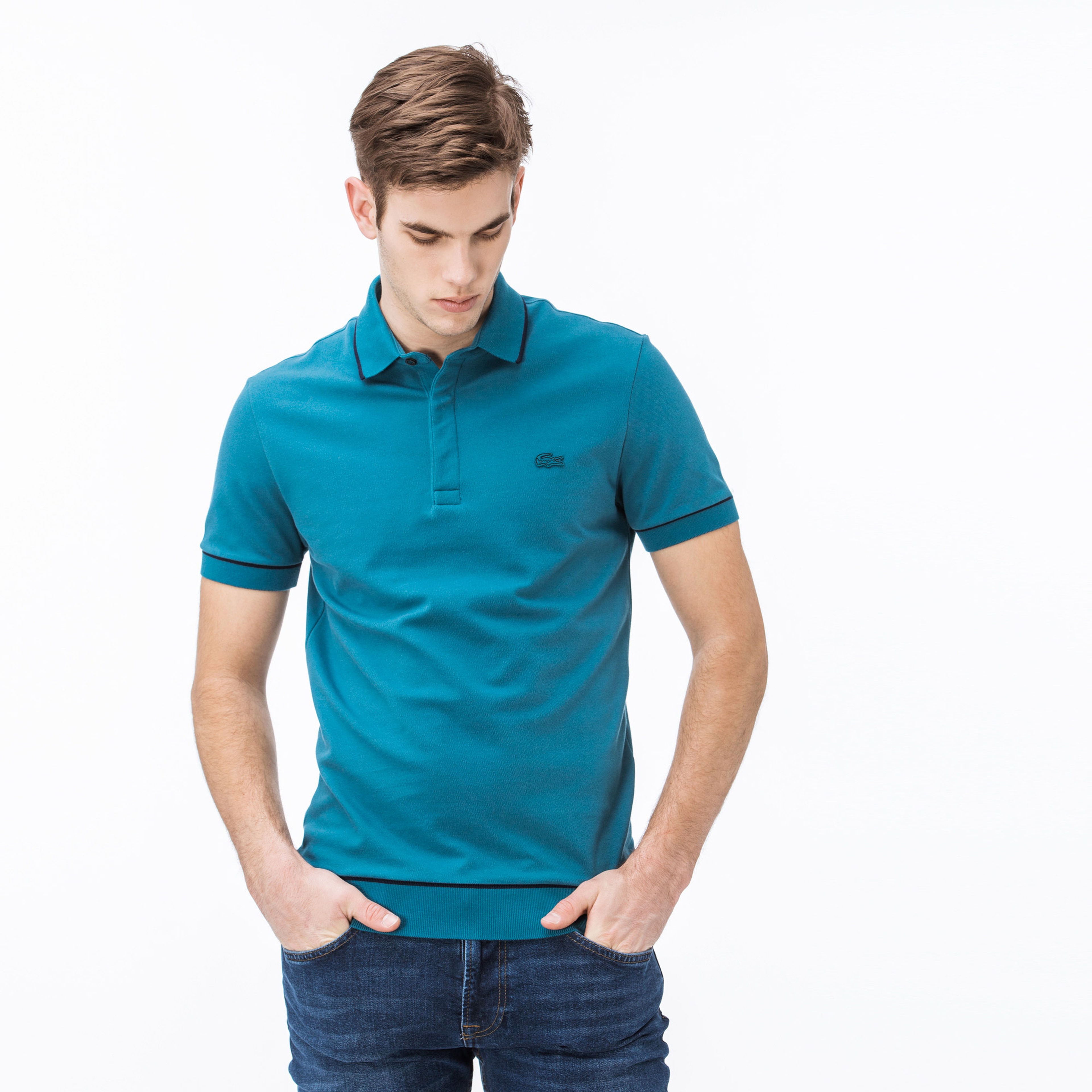 Lacoste Erkek Regular Fit Mavi Polo