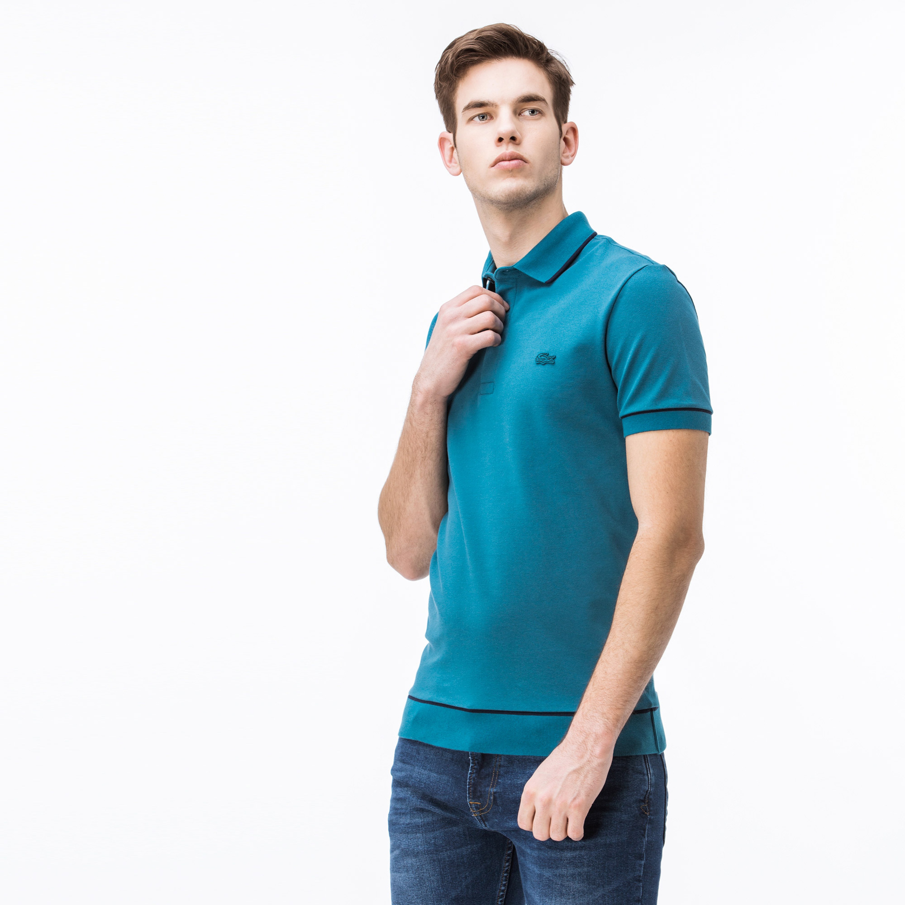 Lacoste Erkek Regular Fit Mavi Polo