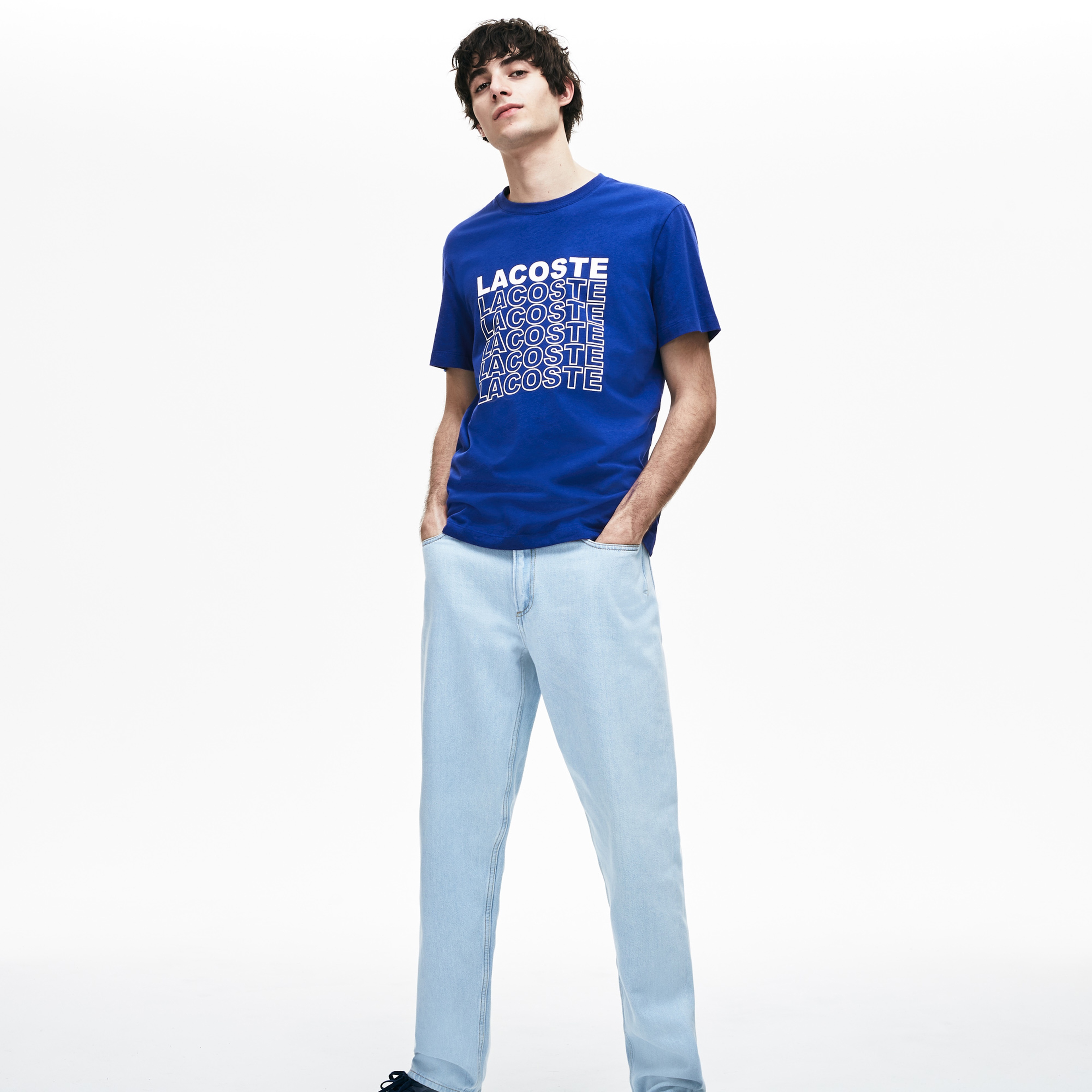 Lacoste Erkek Lacivert T-Shirt
