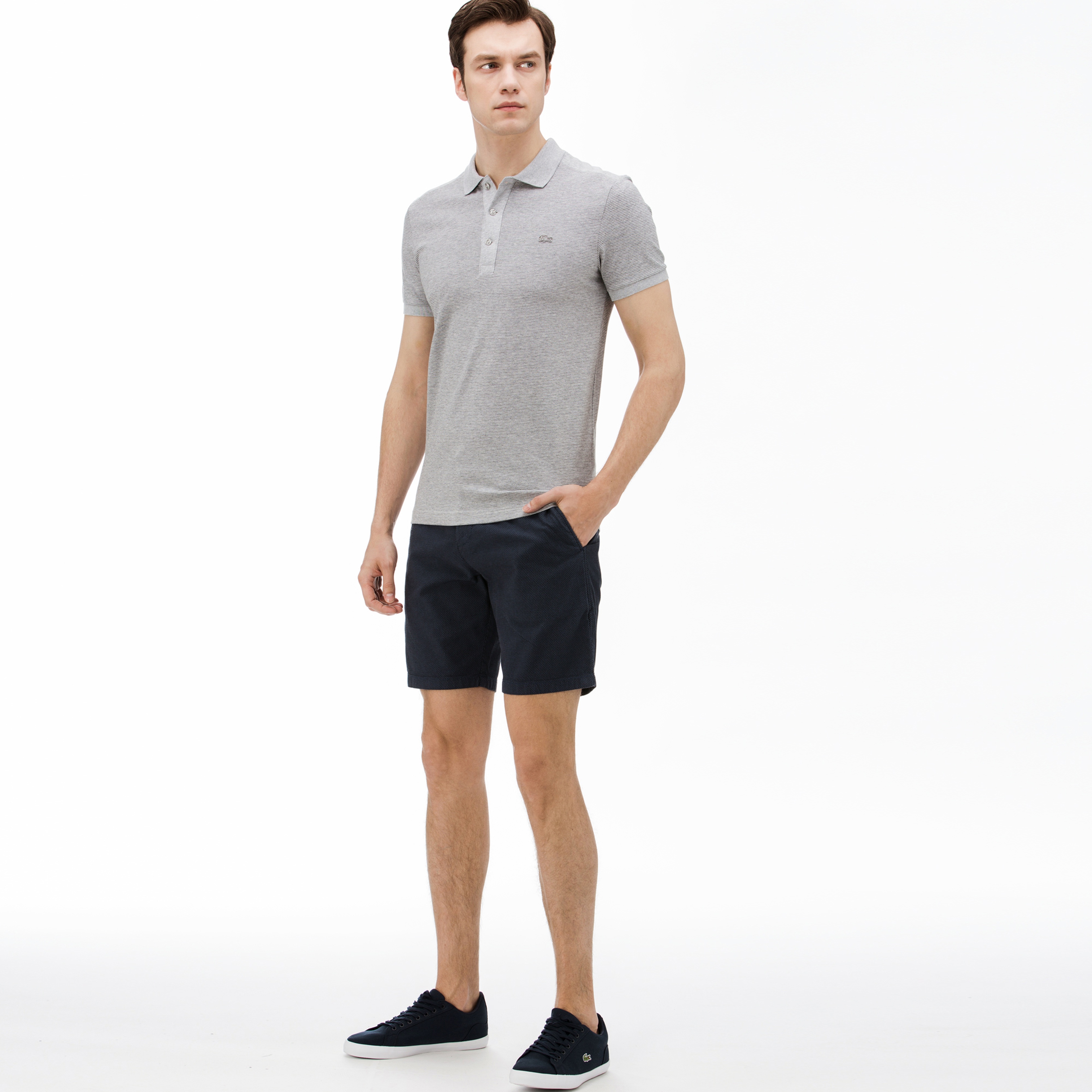 Lacoste Erkek Lacivert Bermuda