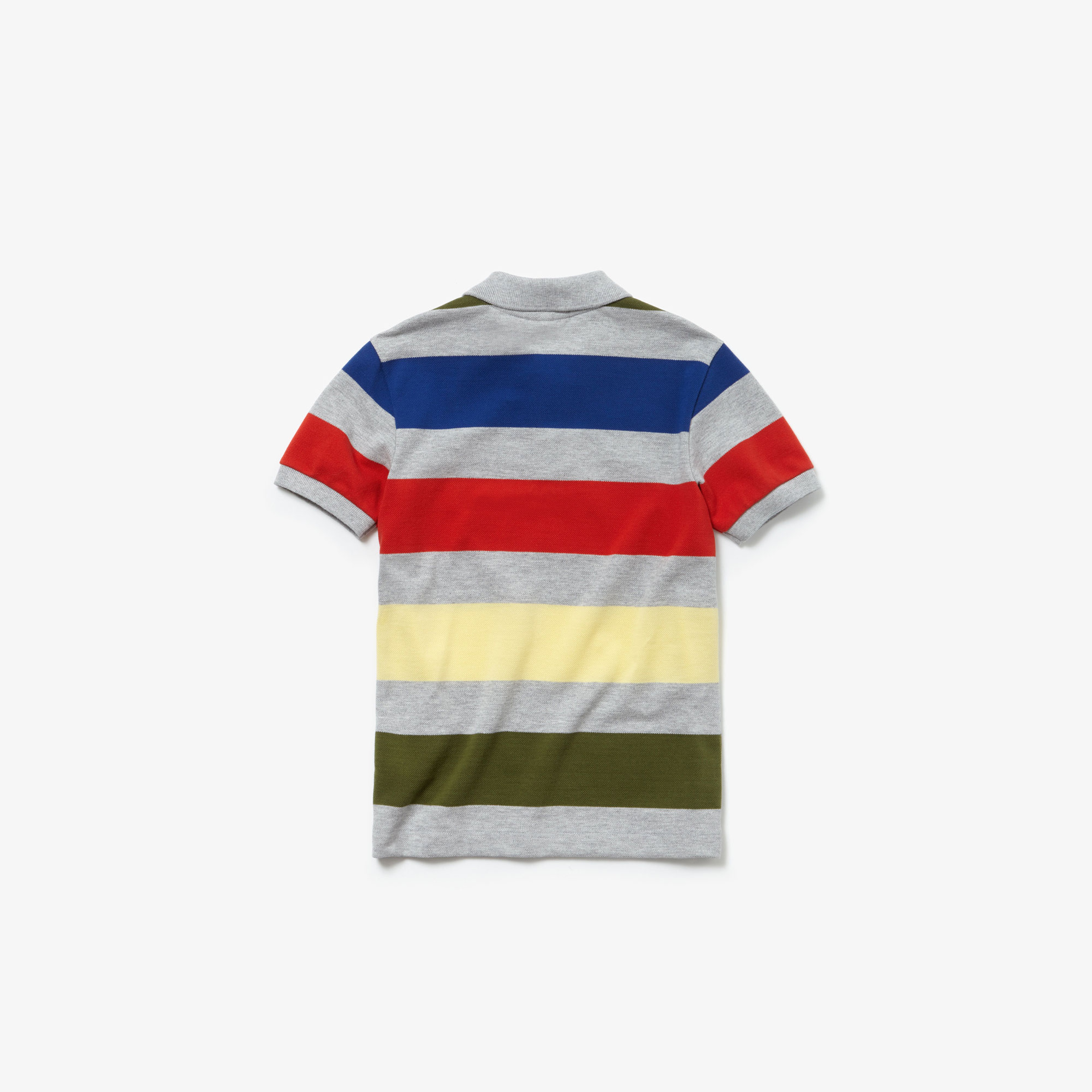 Lacoste Çocuk Blok Desenli Renkli Polo