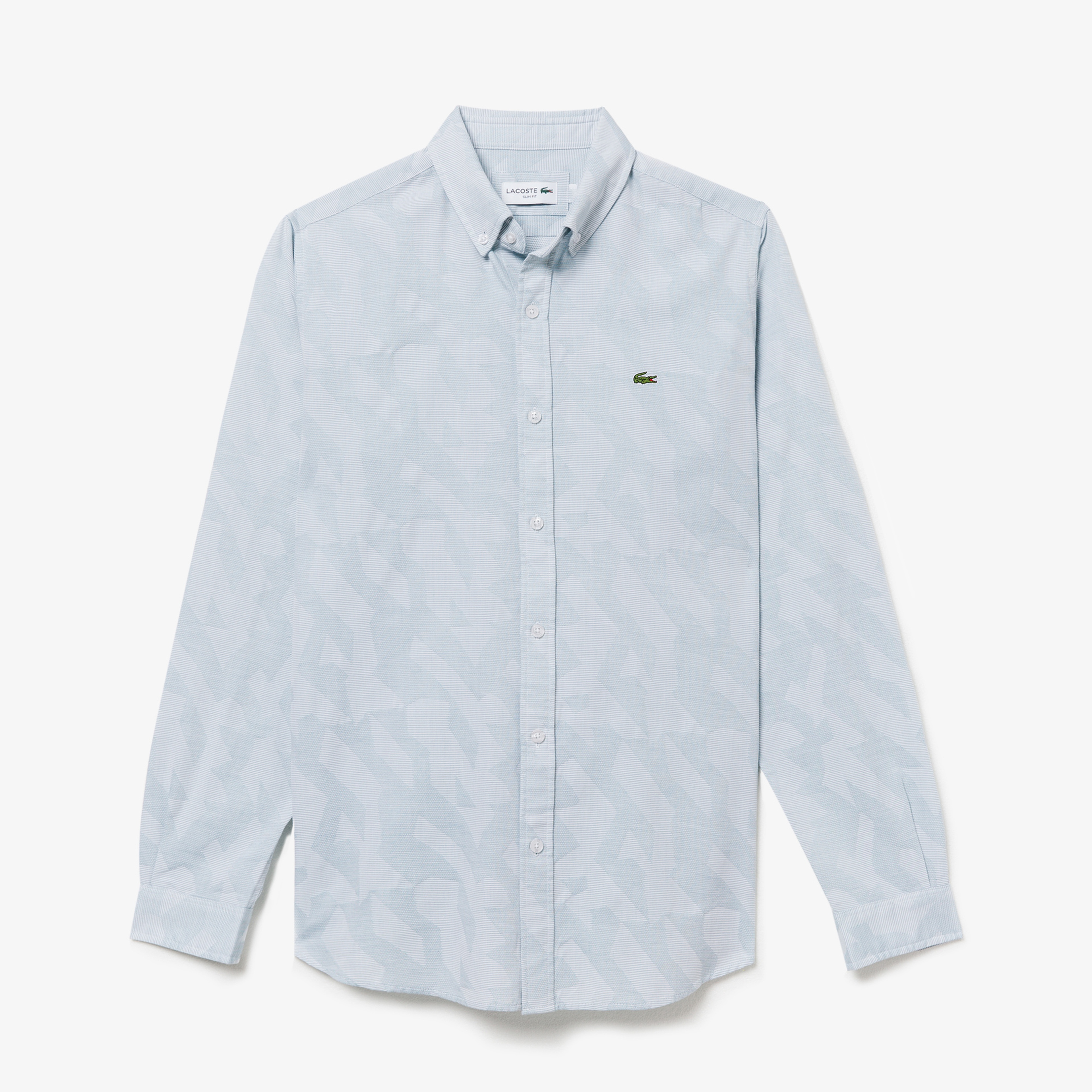 Lacoste Erkek Slim Fit Açık Mavi Gömlek