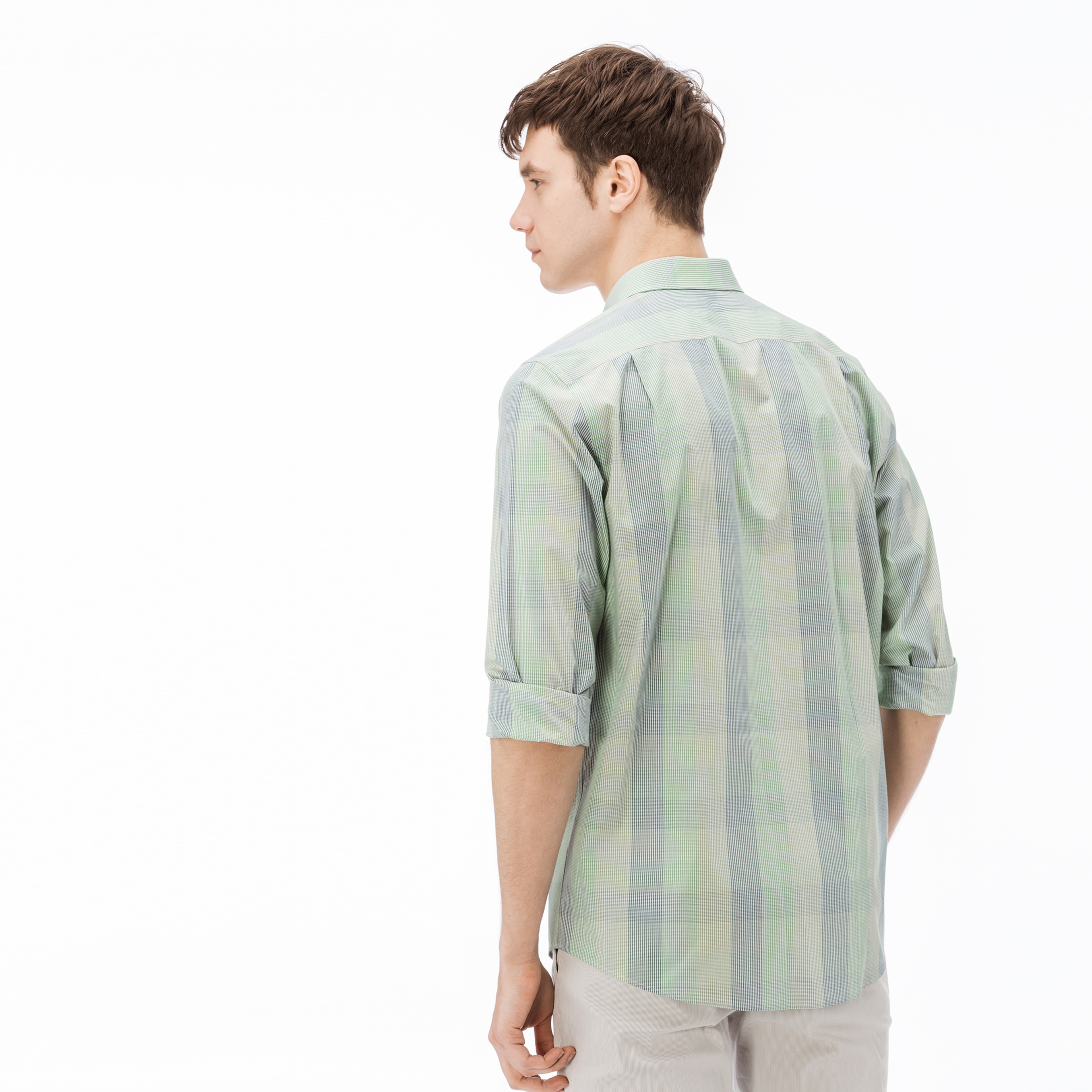 Lacoste Erkek Regular Fit Yeşil Gömlek