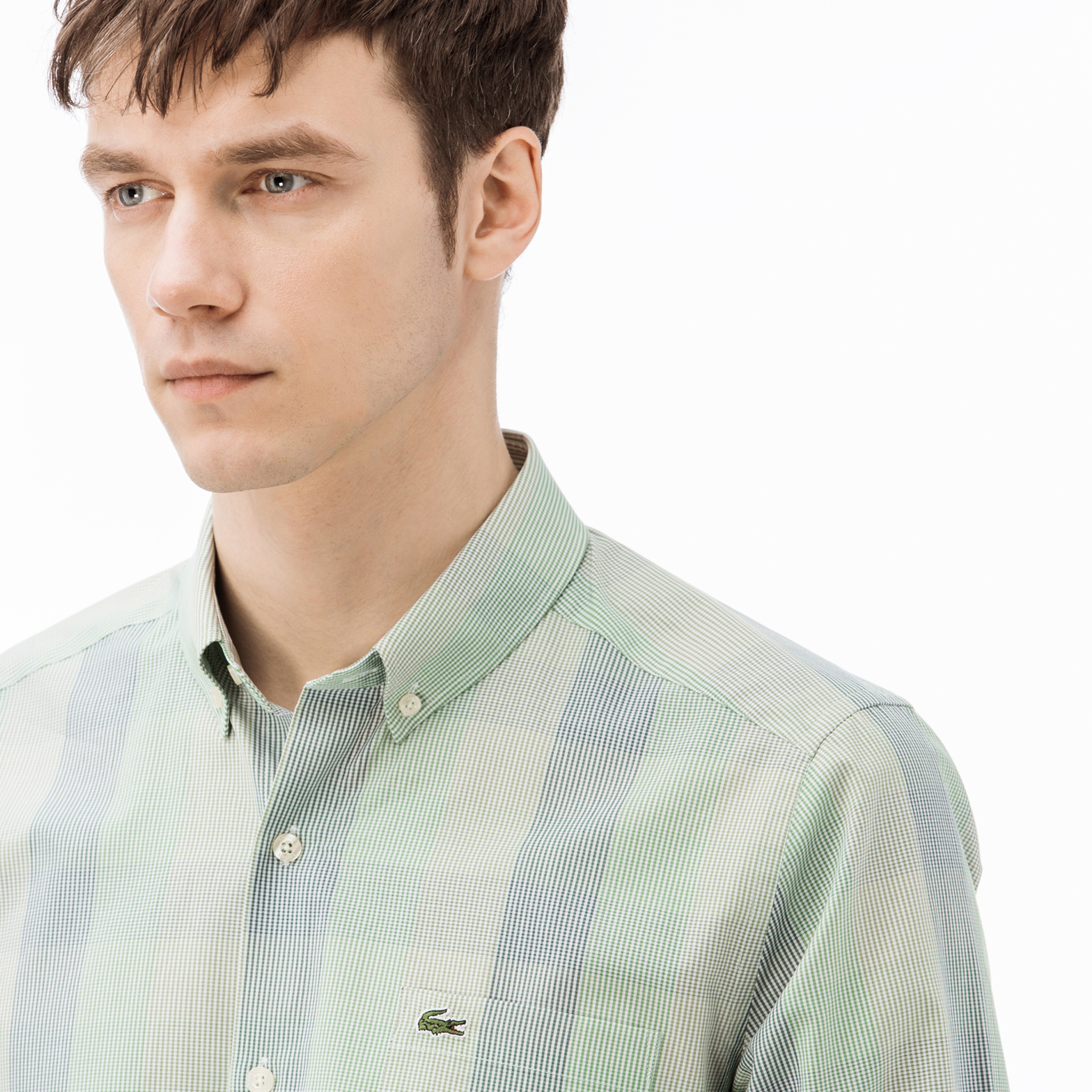 Lacoste Erkek Regular Fit Yeşil Gömlek