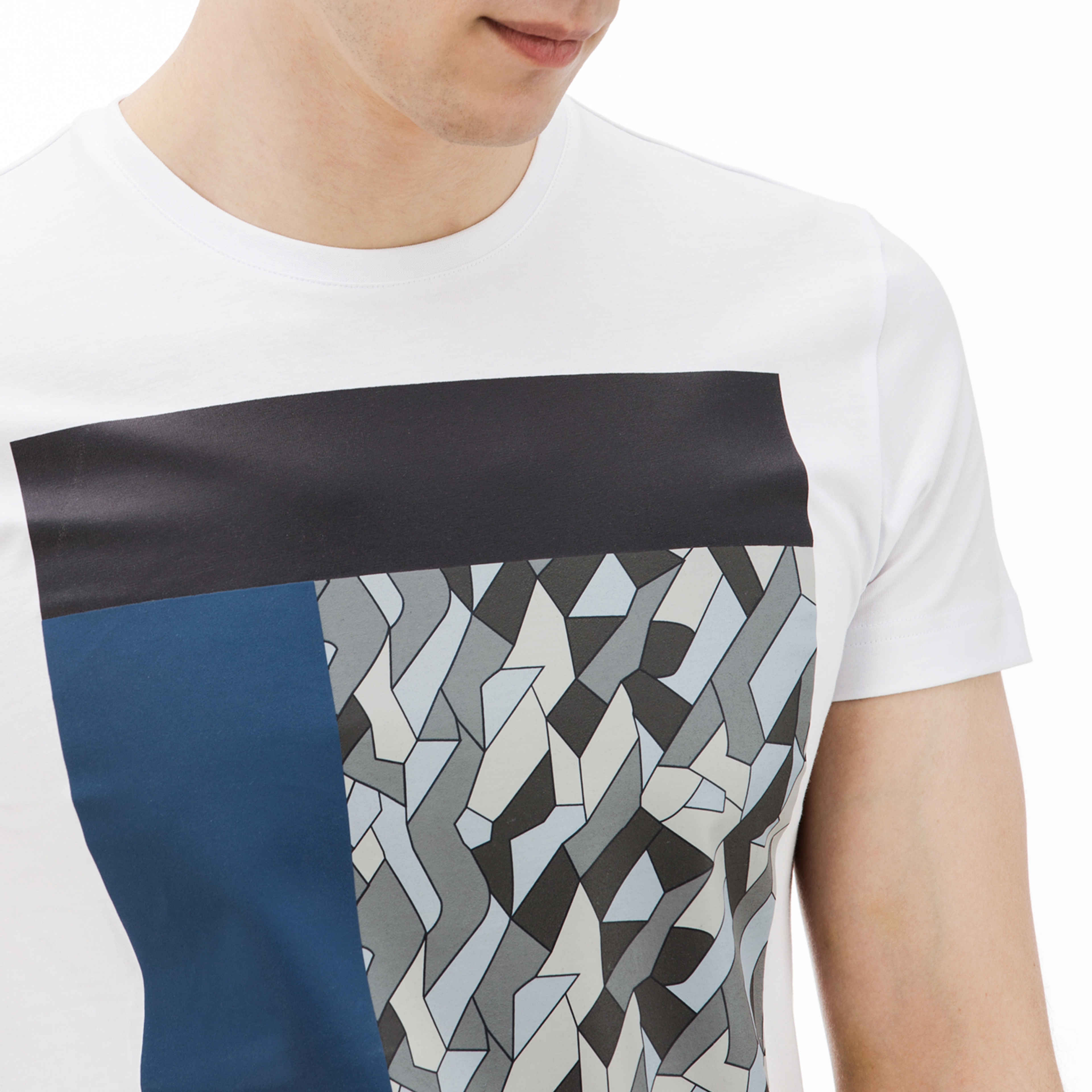 Lacoste Erkek Beyaz T-Shirt