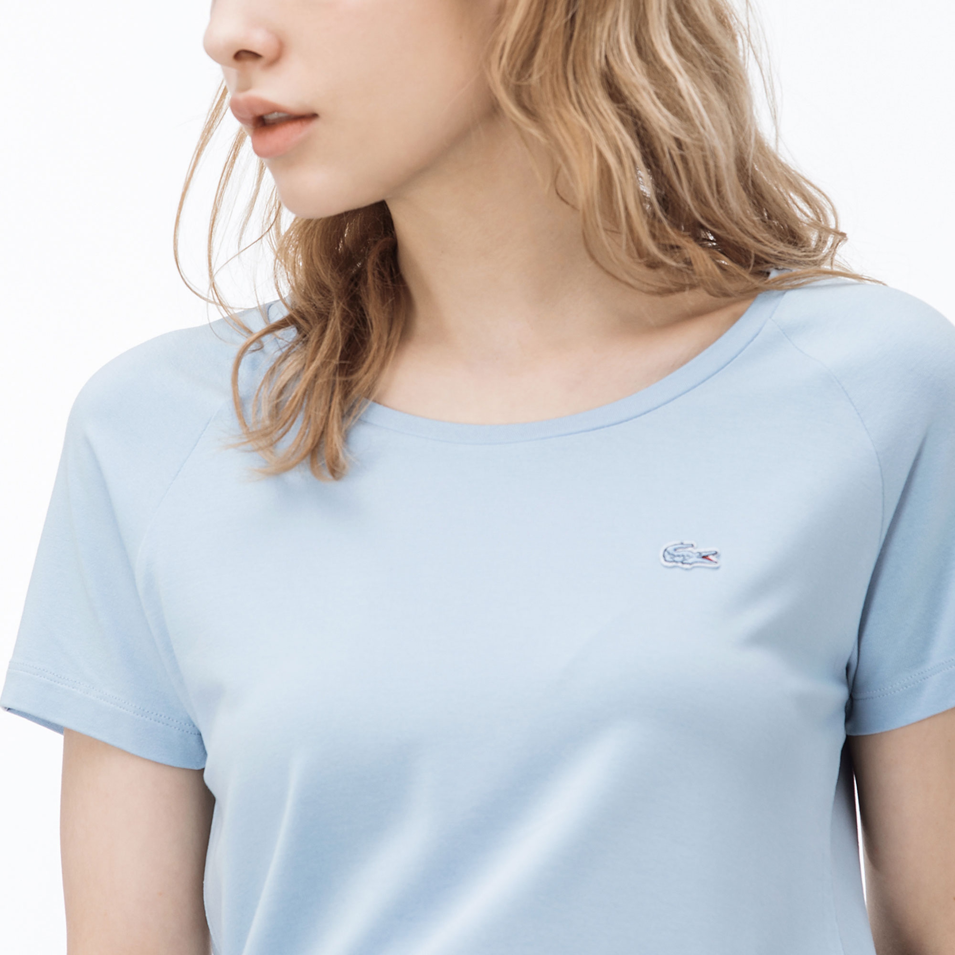 Lacoste Kadın Mavi T-Shirt
